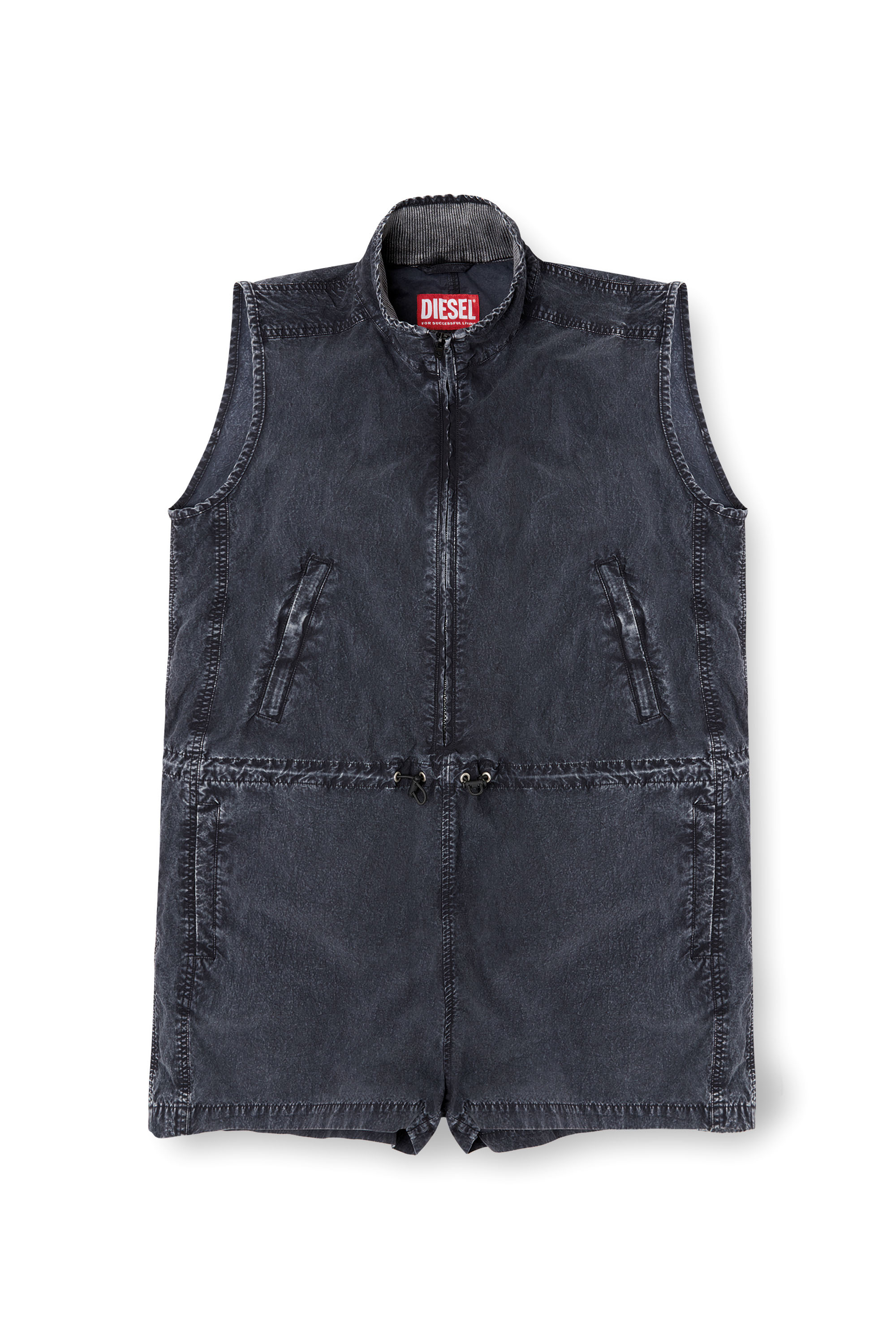 Diesel - J-ANNET, Combinaison en nylon traité Femme in Bleu - 5