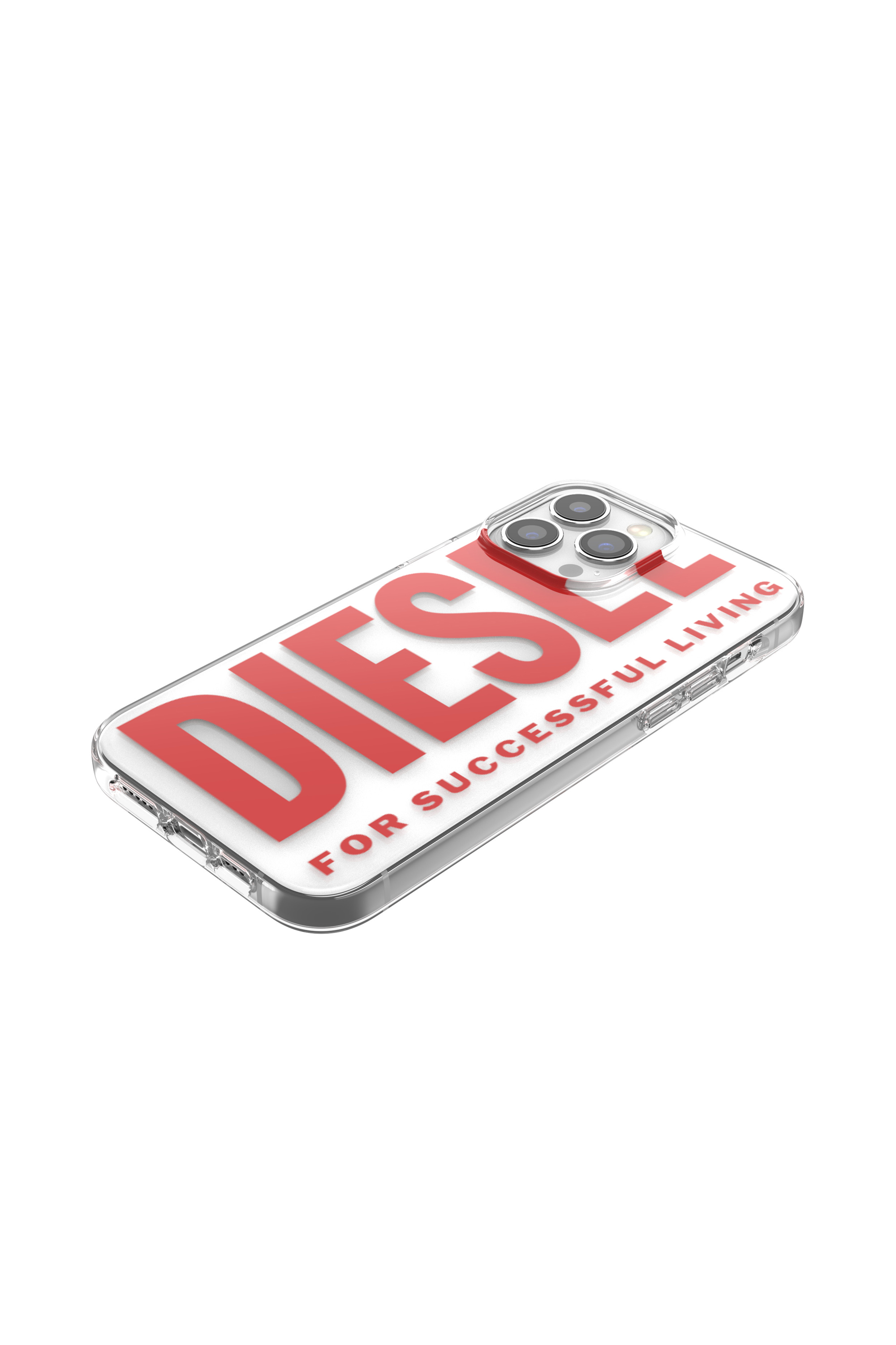 Diesel - 48300 STANDARDASE, Coque en TPU ultra-l&eacute;ger for iPhone 13 Pro Max Mixte in Rouge - 4