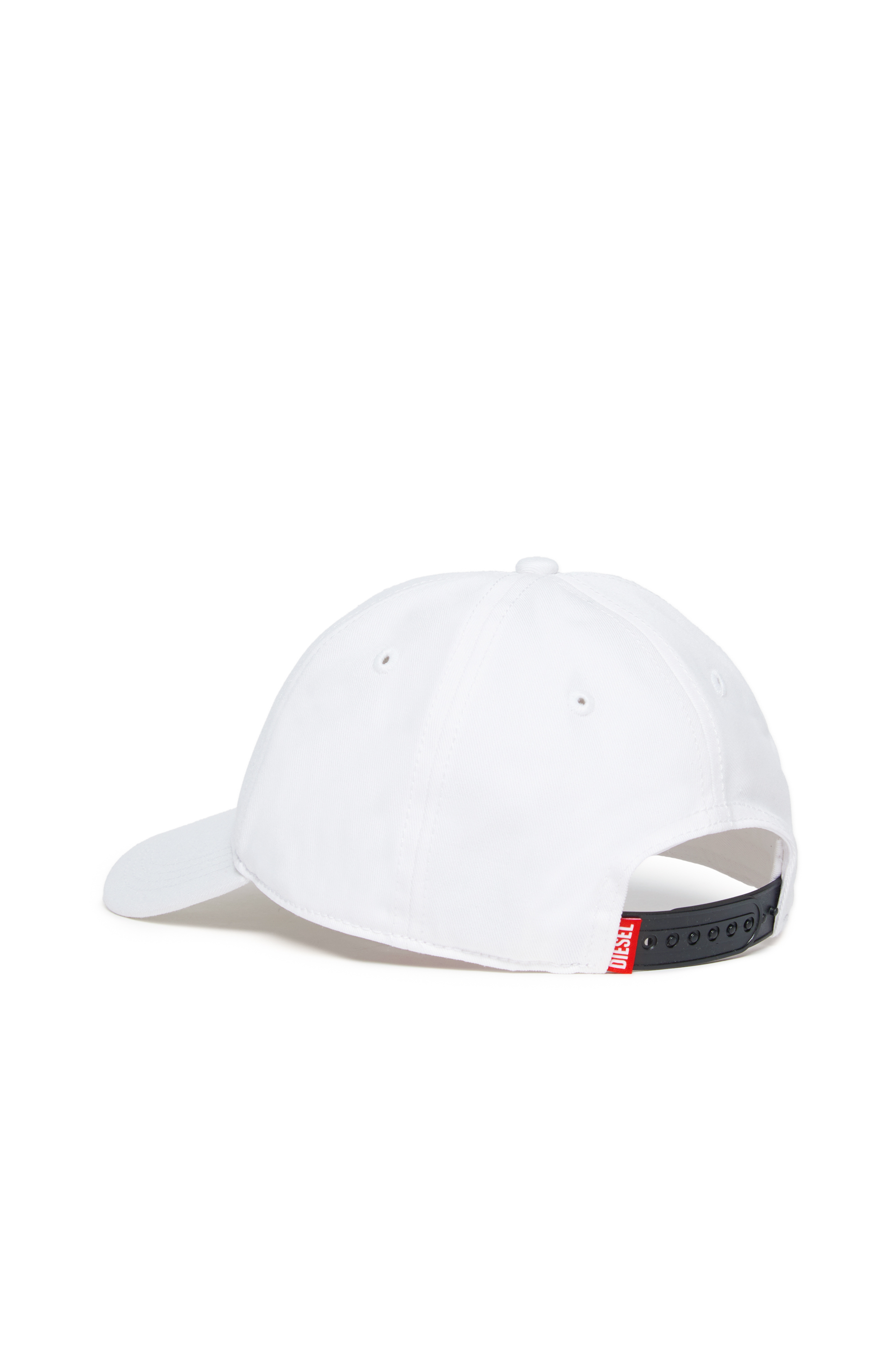 Diesel - FENSID, Casquette de baseball avec logo D Homme in Blanc - 2