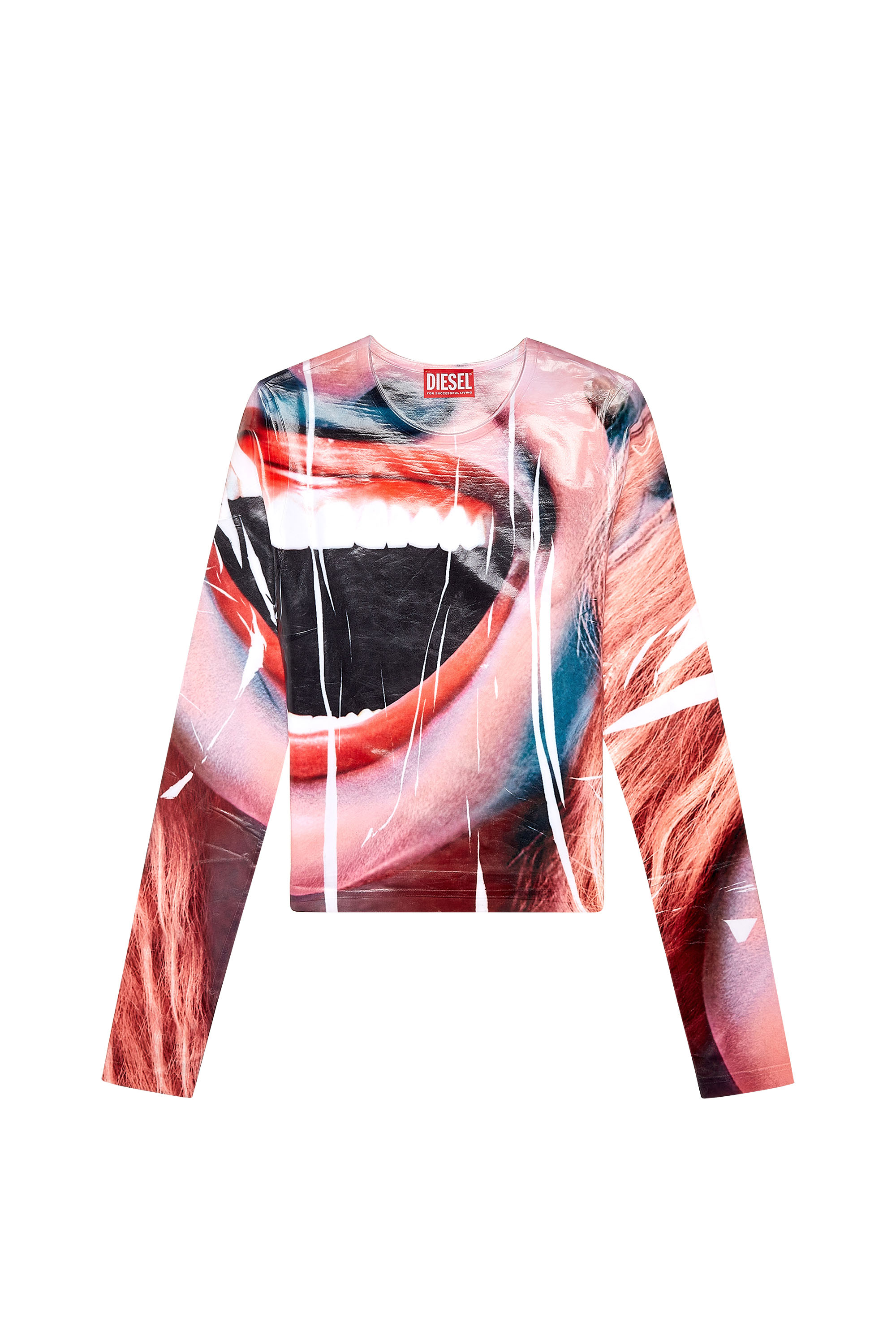 Diesel - T-CLAUZI-M1, Pink/Red - Image 3