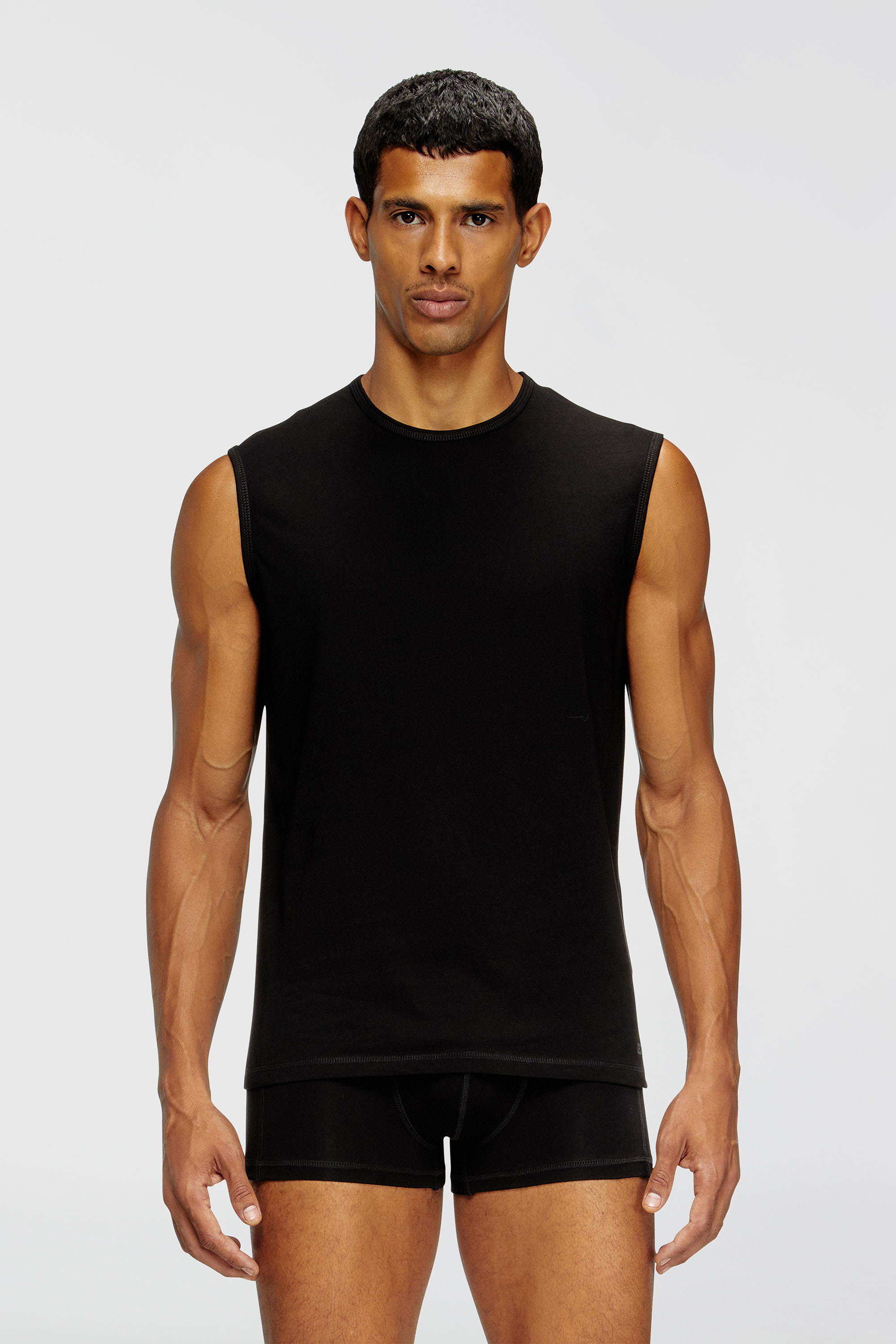 Diesel - TOM-UTLT-2PACK, Man's 2-pack tank top in Black - 3