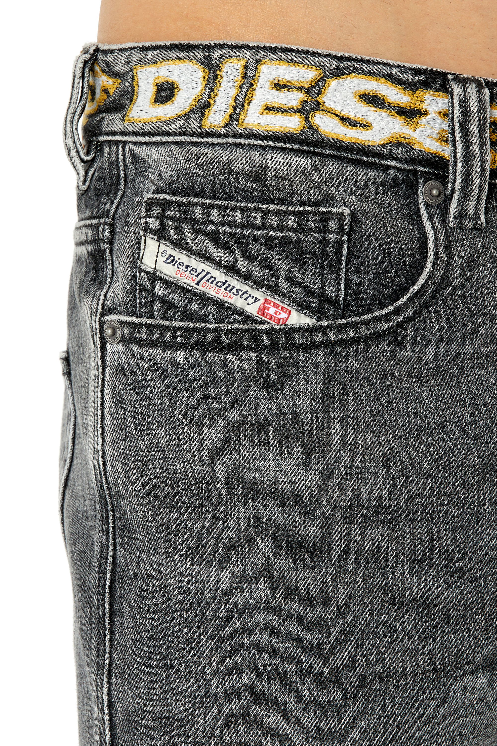 Diesel - 2010 D-Macs 007N9 Straight Jeans, Black/Dark grey - Image 3