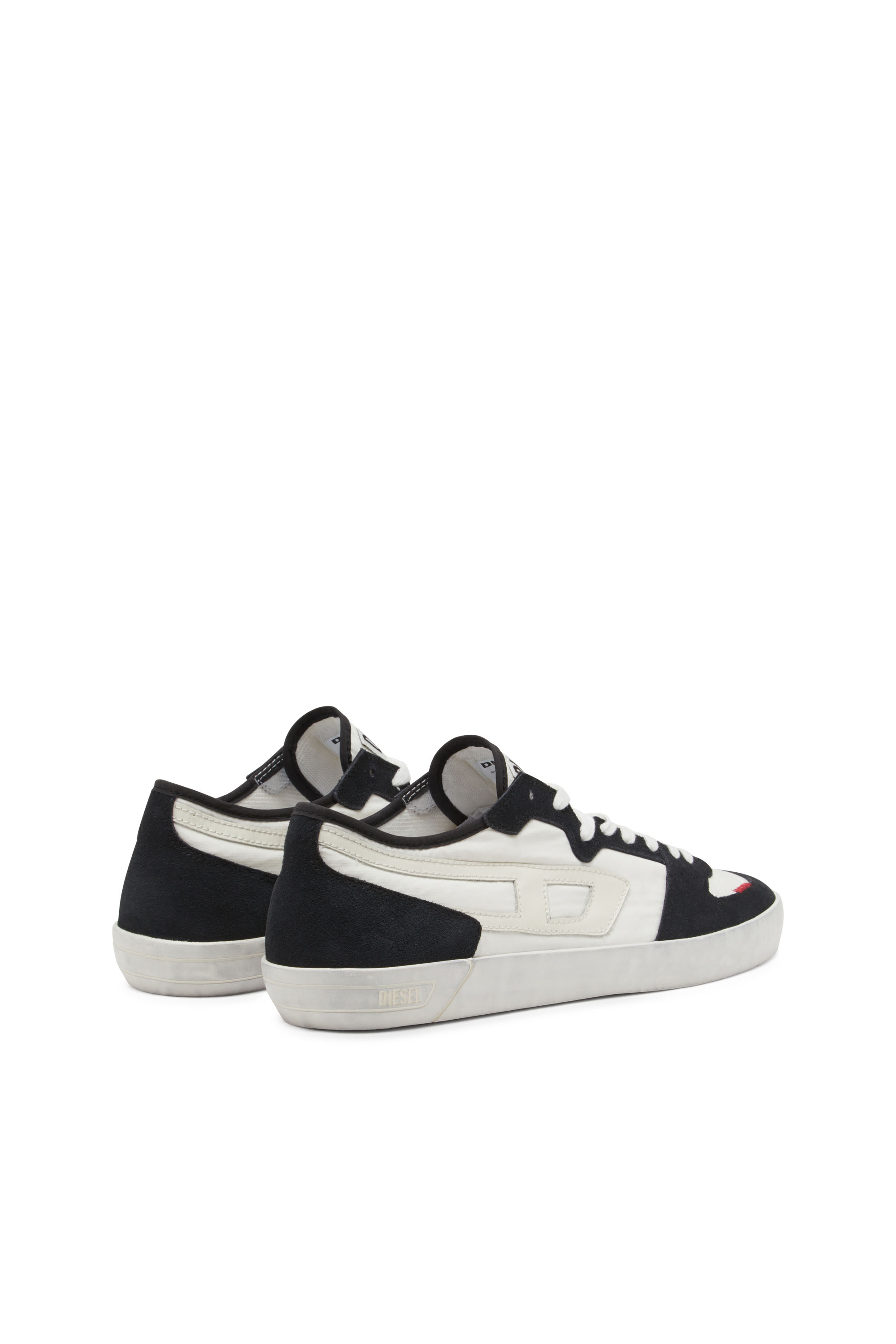 Diesel - S-LEROJI D-1 LOW, S-Leroji D-Sneakers en ripstop matelassé et cuir suédé Homme in Polychrome - 3