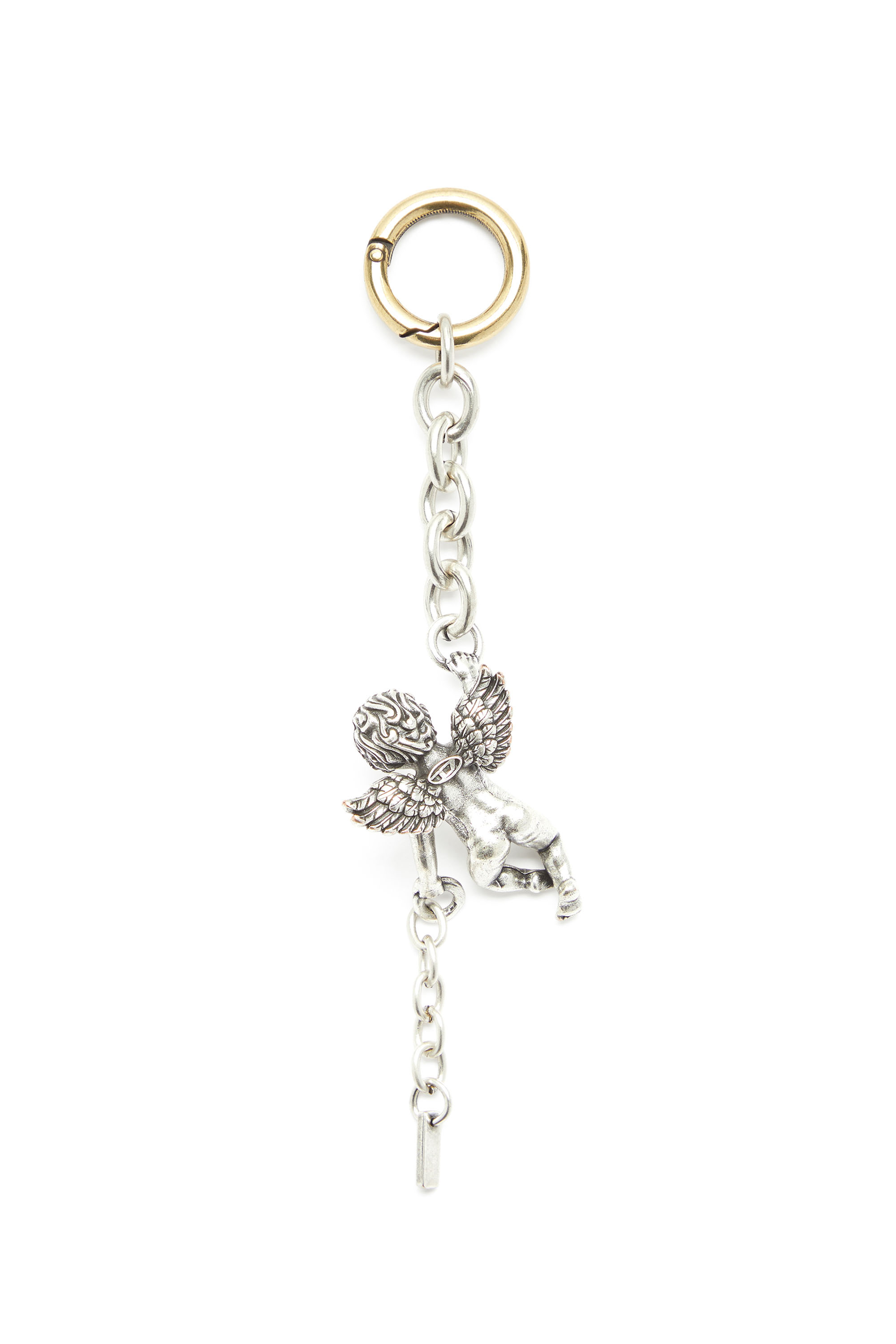 Diesel - CHARM-ANGEL, Breloque ch&eacute;rubin en m&eacute;tal Femme in Gris argent&eacute; - 2