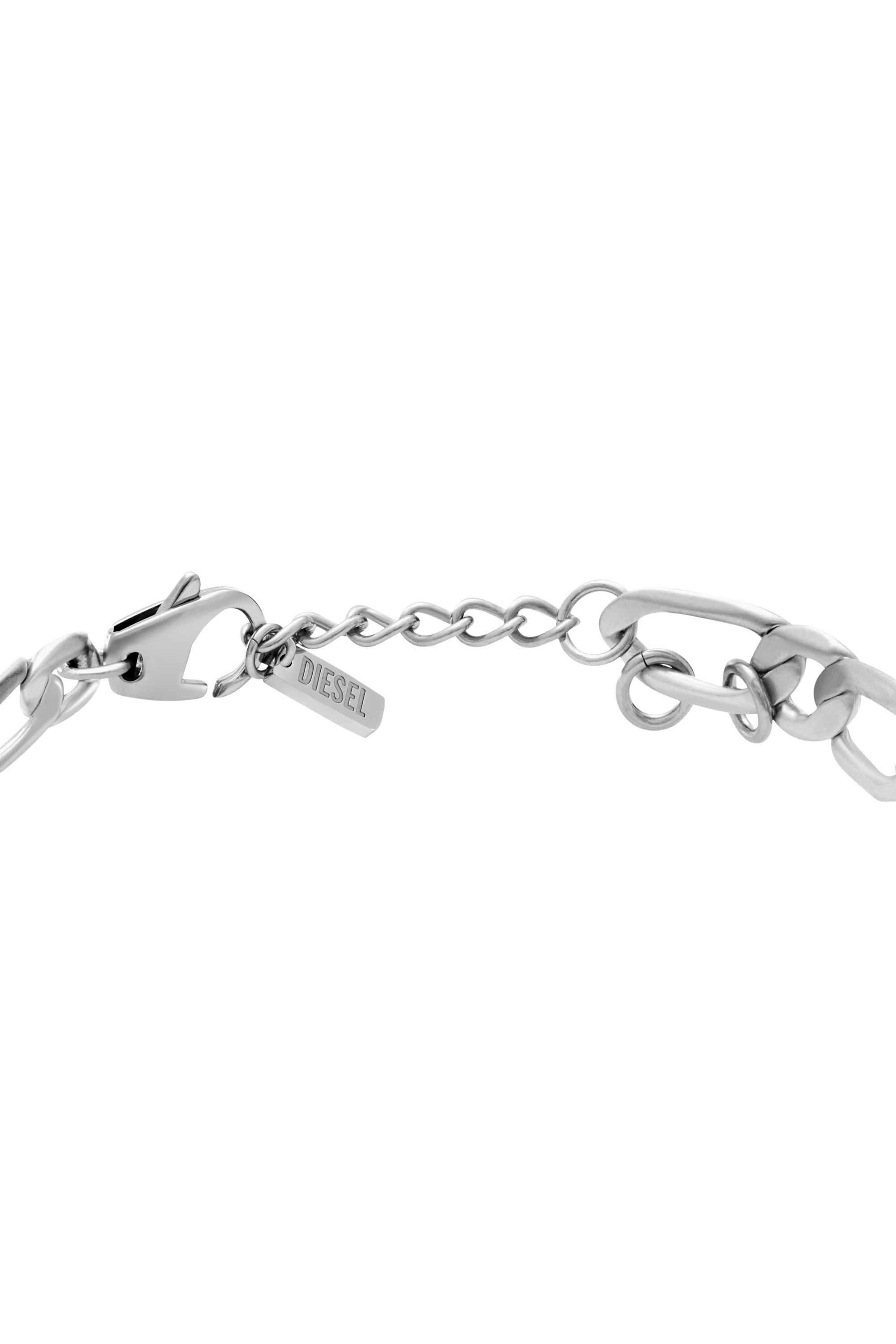 Diesel - DX1599040, Bracelet chaîne en acier inoxydable et laiton Mixte in Gris argenté - 2