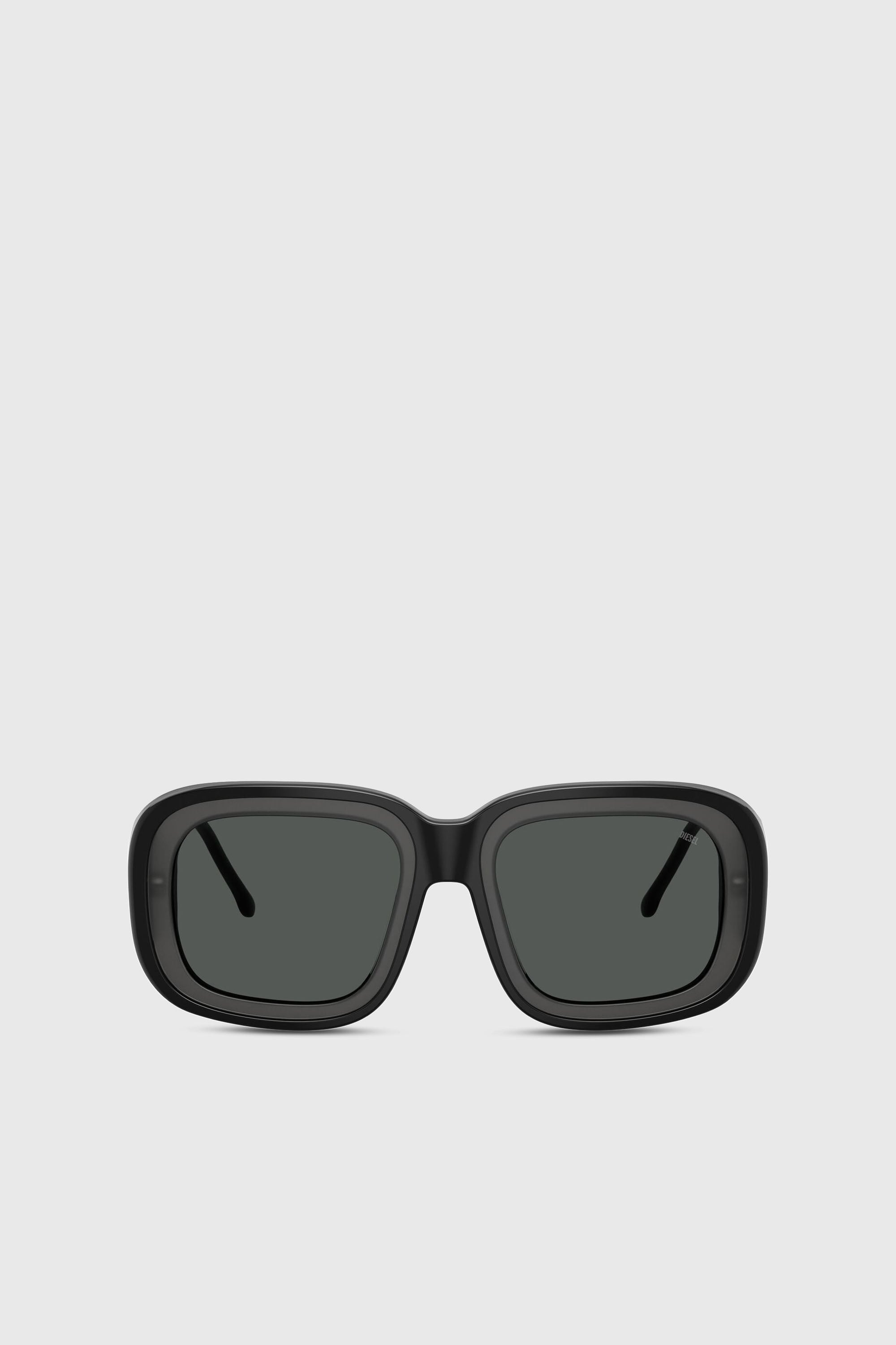 Diesel - 0DL2015U, Unisex's Square sunglasses in Black - 1
