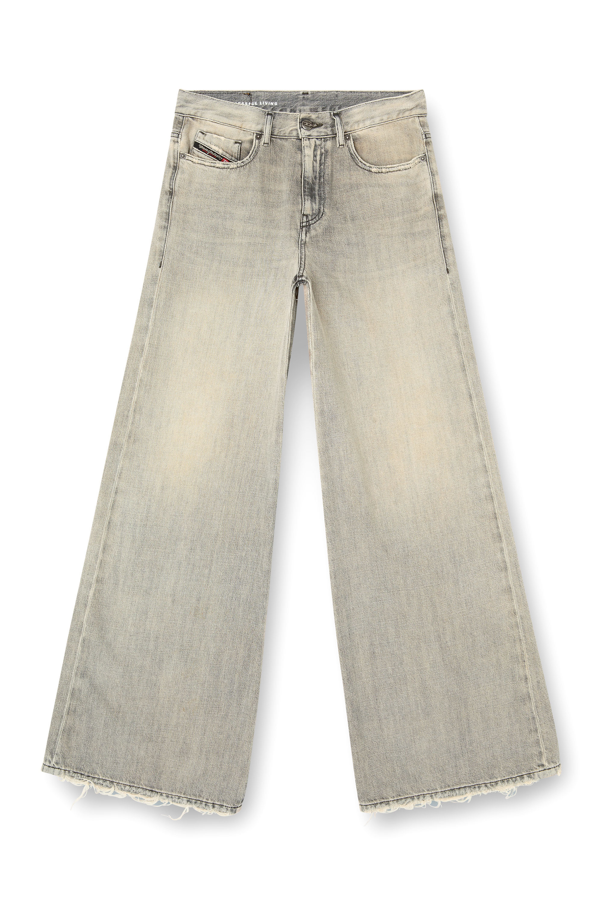 Diesel - Flare Jeans 1978 D-Akemi 068RU Femme, Gris - Image 3