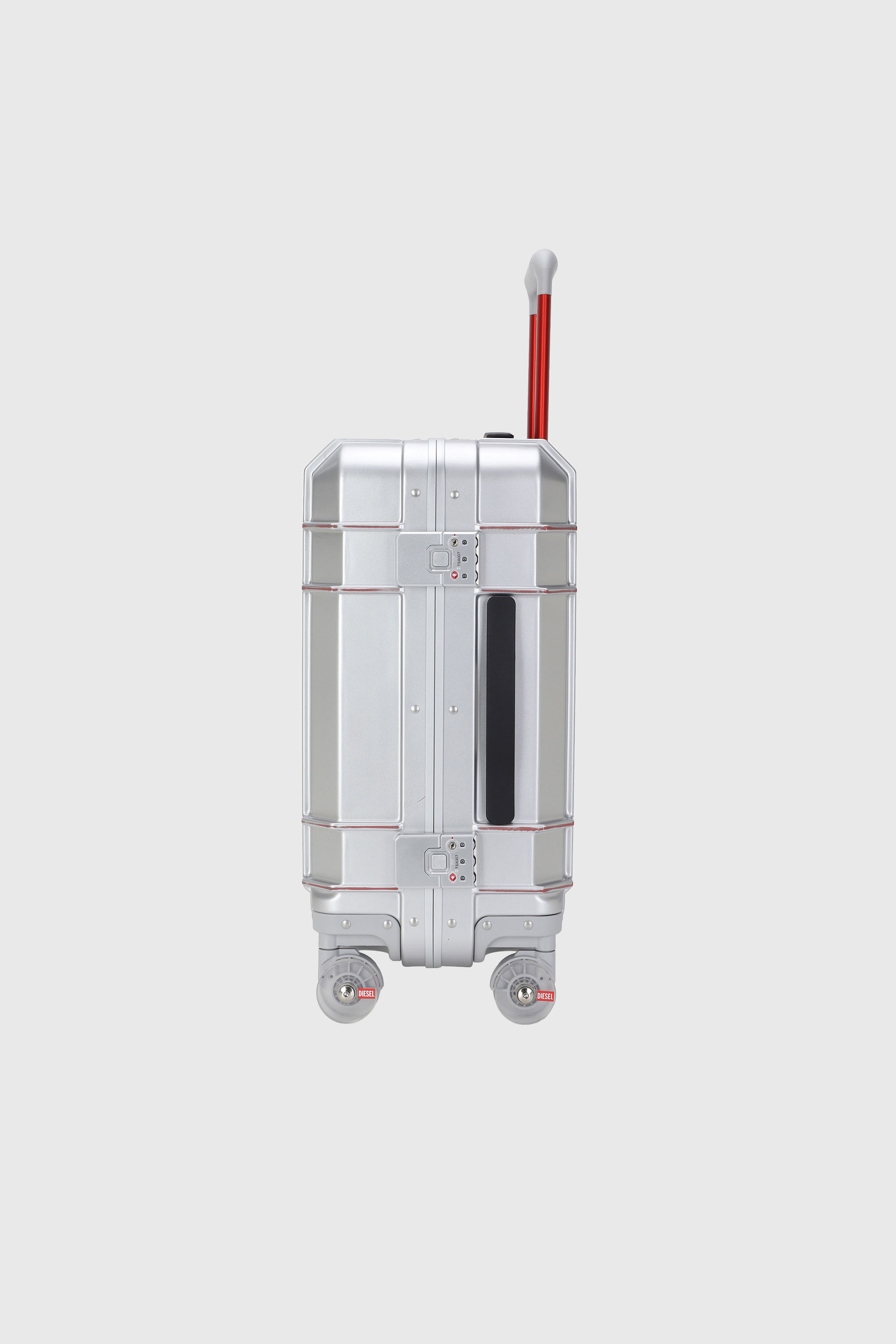 Diesel - DIESEL PC STRONG IMAGE TROLLEY- DSL003, Valise robuste taille S Mixte in Gris argent&eacute; - 5