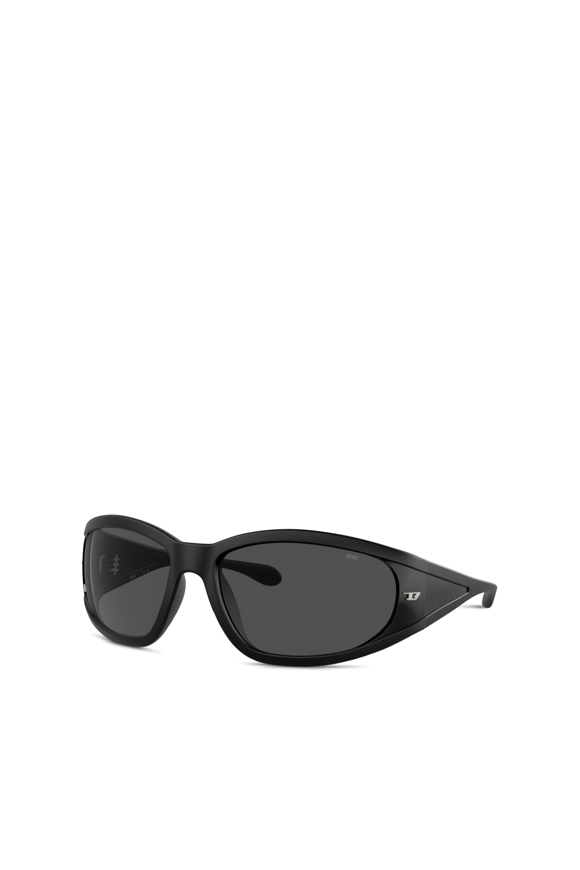 Diesel - 0DL3002, Lunettes de soleil rectangulaires en acétate Mixte in Noir - 5