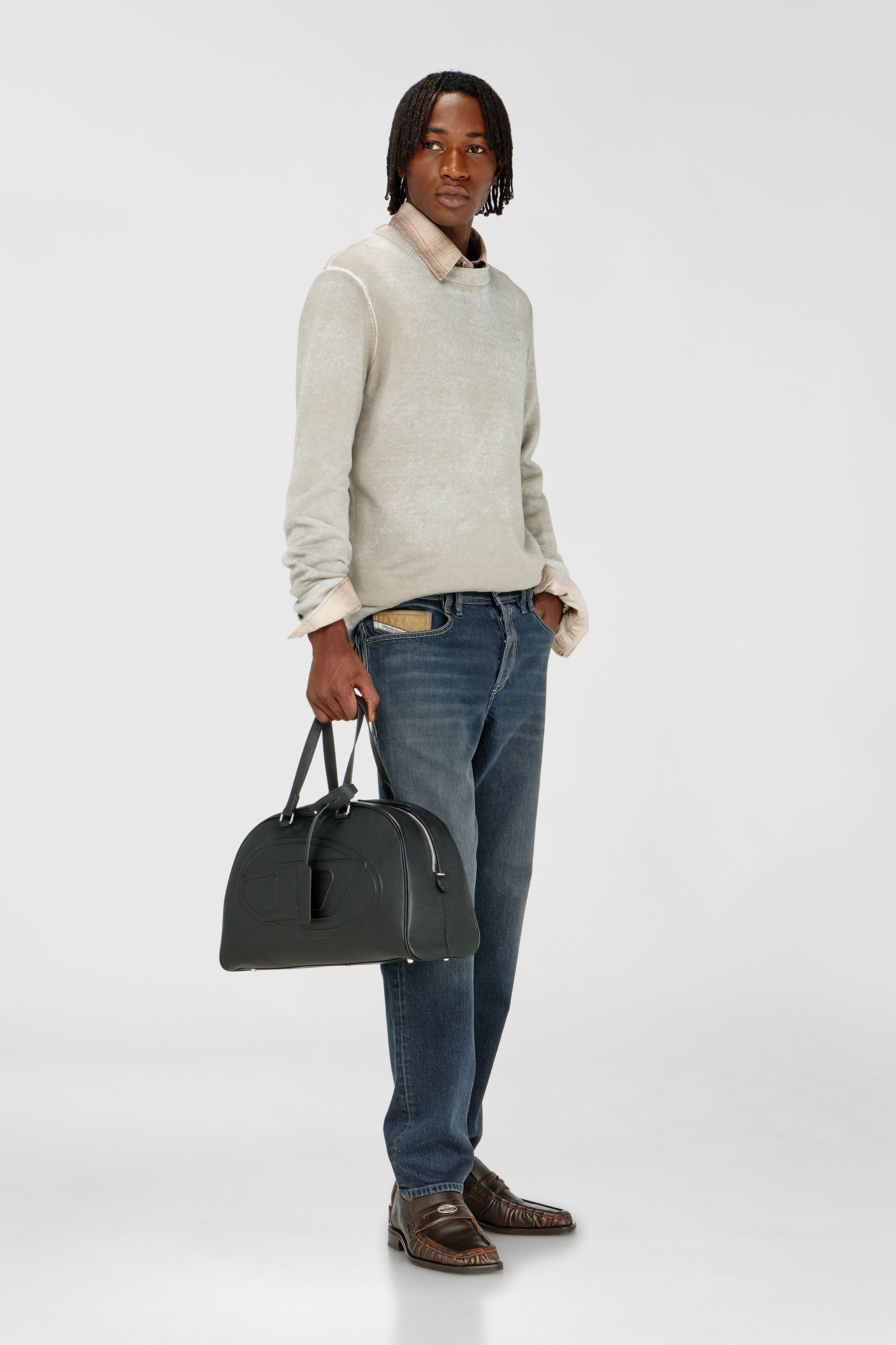 Diesel - Regular Jeans 2023 D-Finitive 007GQ Homme, Bleu moyen - Image 1