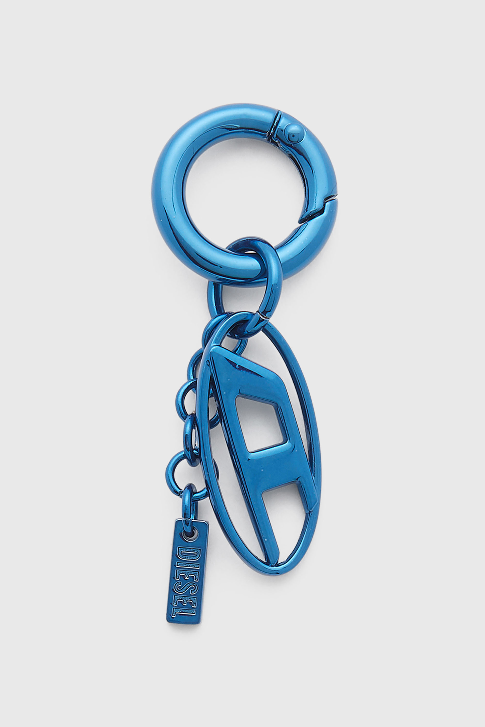 Diesel - CHARM-OVAL D, Charm en m&eacute;tal avec pendentif ovale D Mixte in Bleu - 1