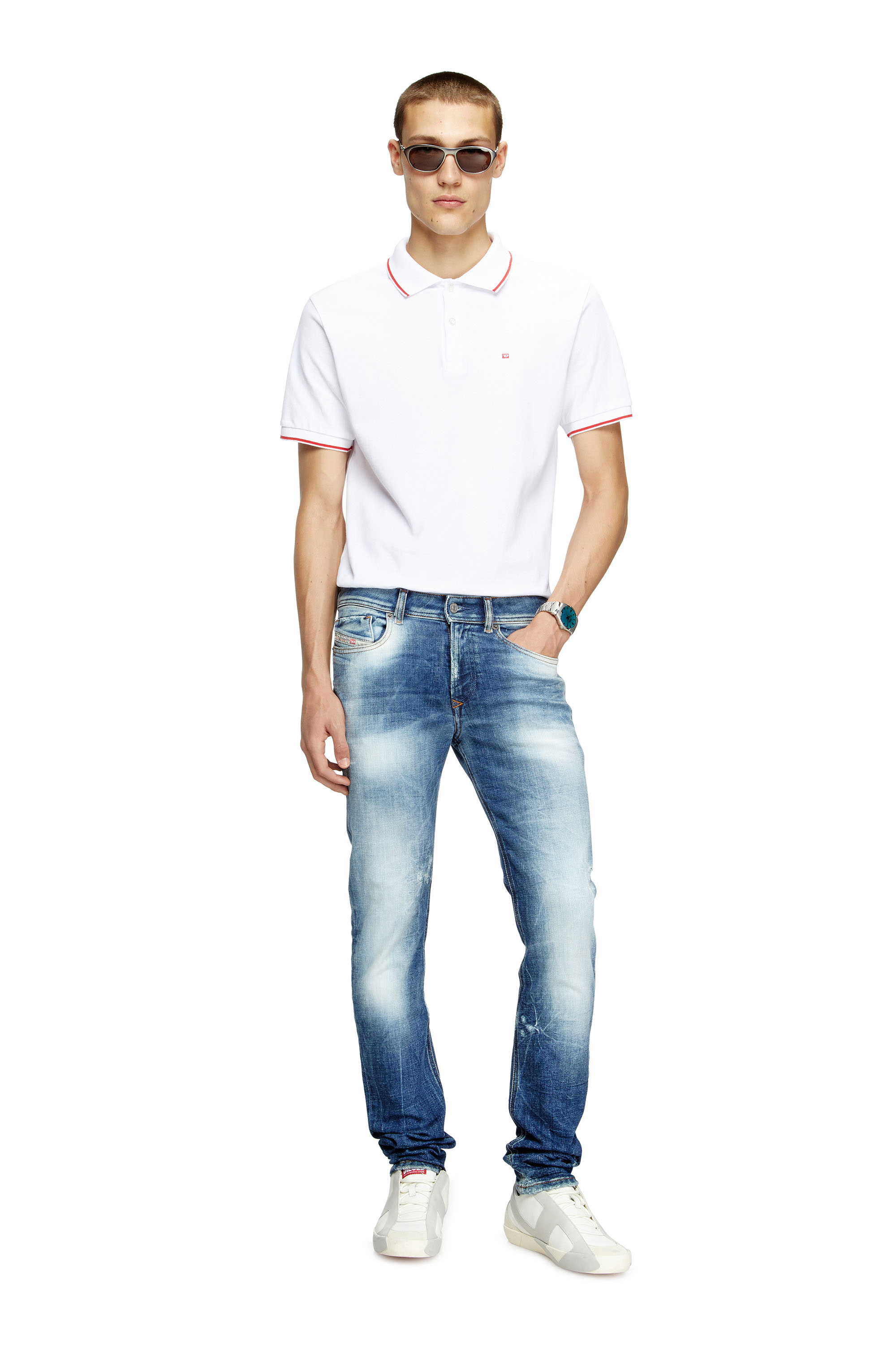 Diesel - Skinny Jeans 1979 Sleenker 09M27 Homme, Bleu Foncé - Image 1