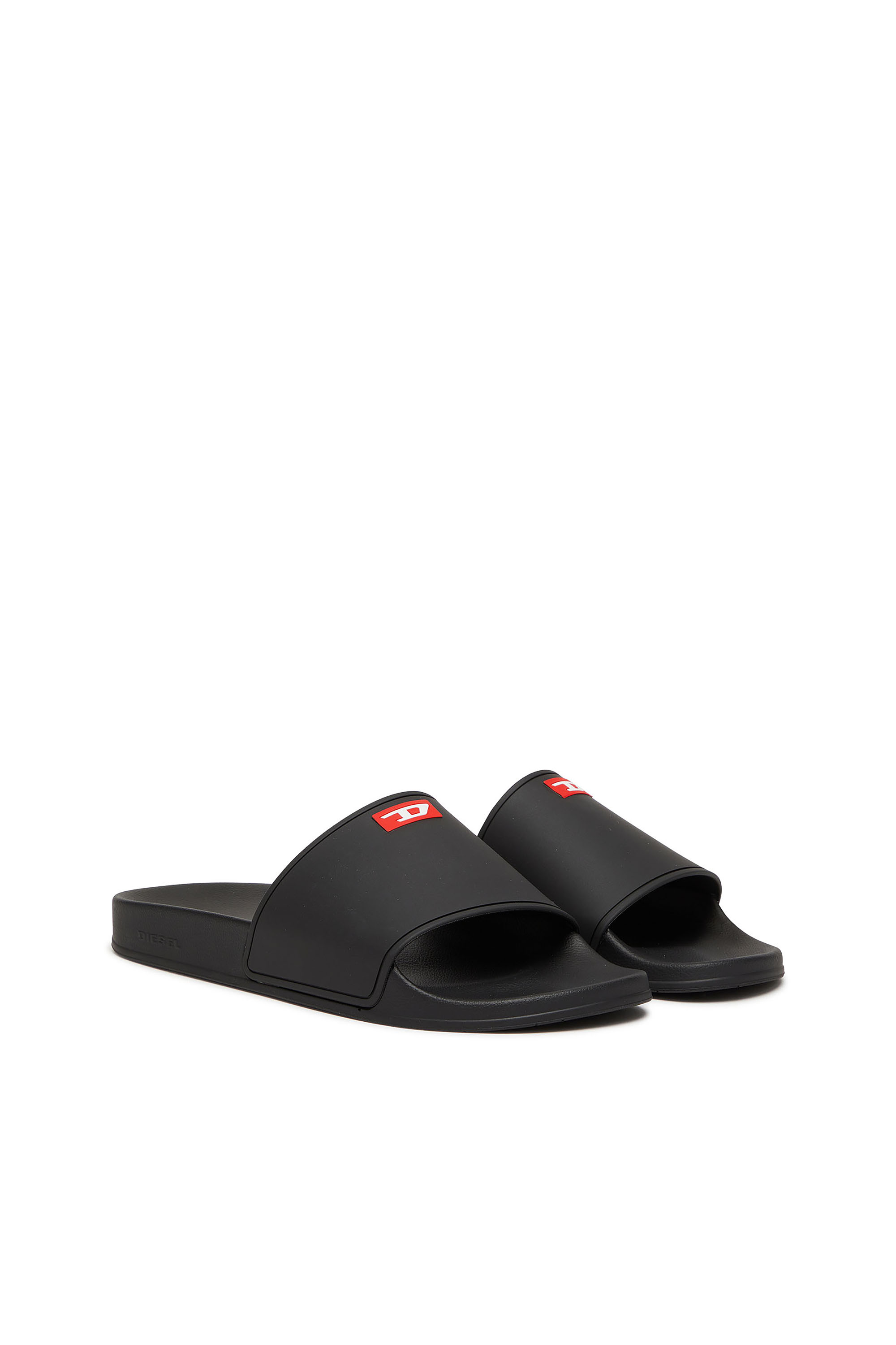 SA-SWIM, Noir Diesel - SA-SWIM, Sa-Swim-Claquettes de piscine en caoutchouc avec logo D Homme in Noir - 2