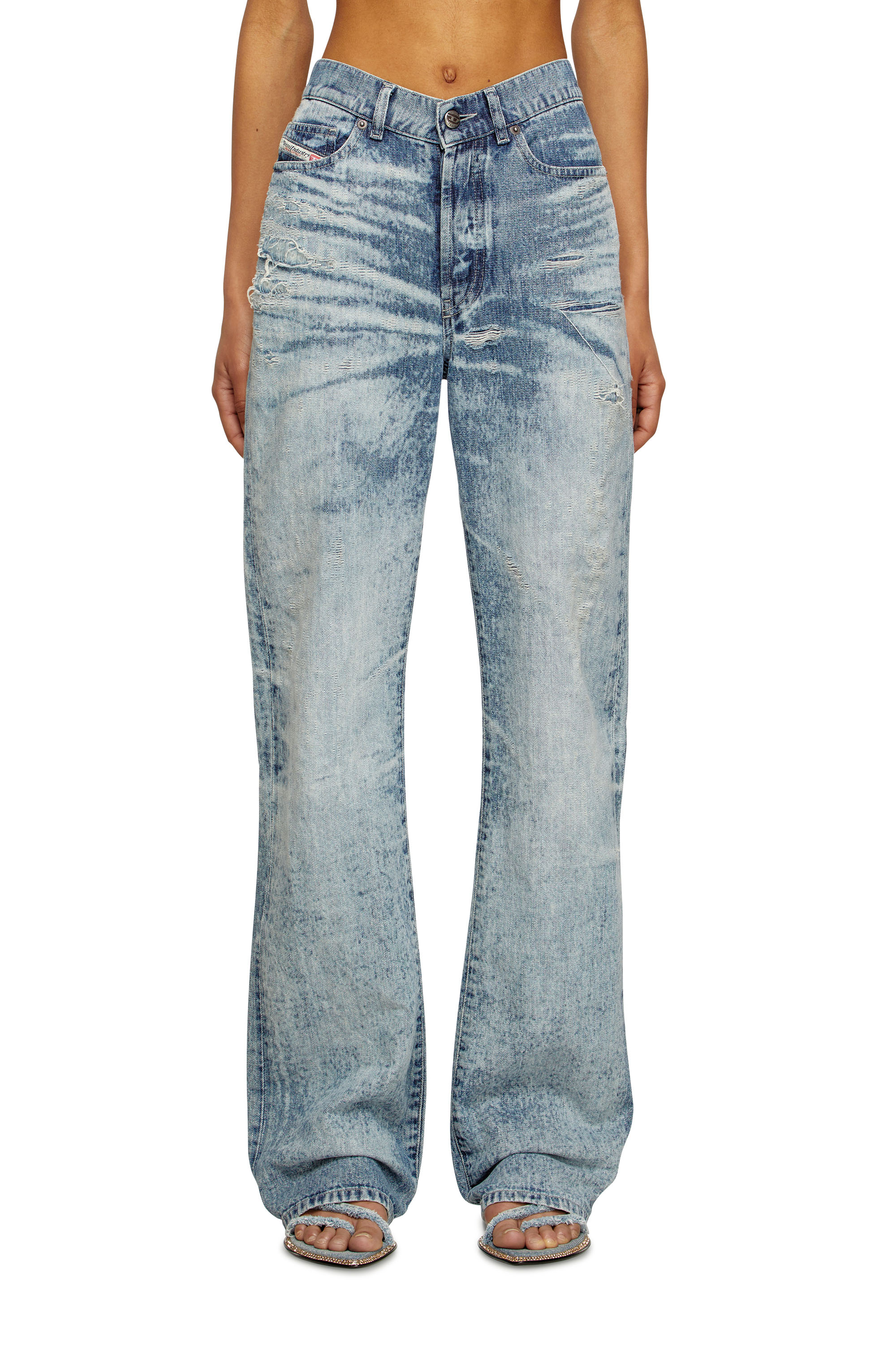 Diesel - Regular Jeans 1971 D-Sent 068TY Femme, Bleu Clair - Image 2