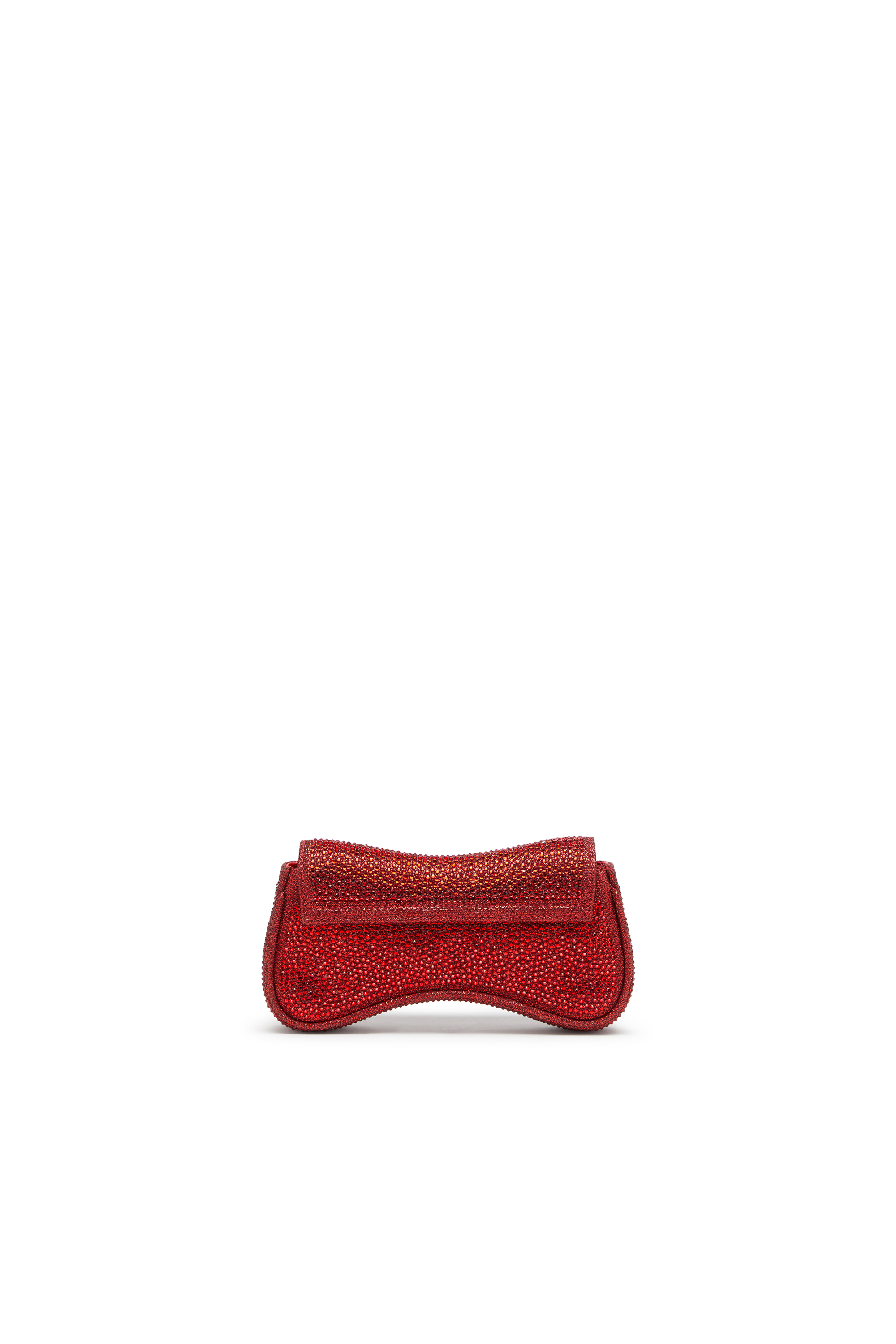 Diesel - PLAY CROSSBODY XS, Play-Petit sac &agrave; bandouli&egrave;re avec cristaux Femme in Rouge - 2