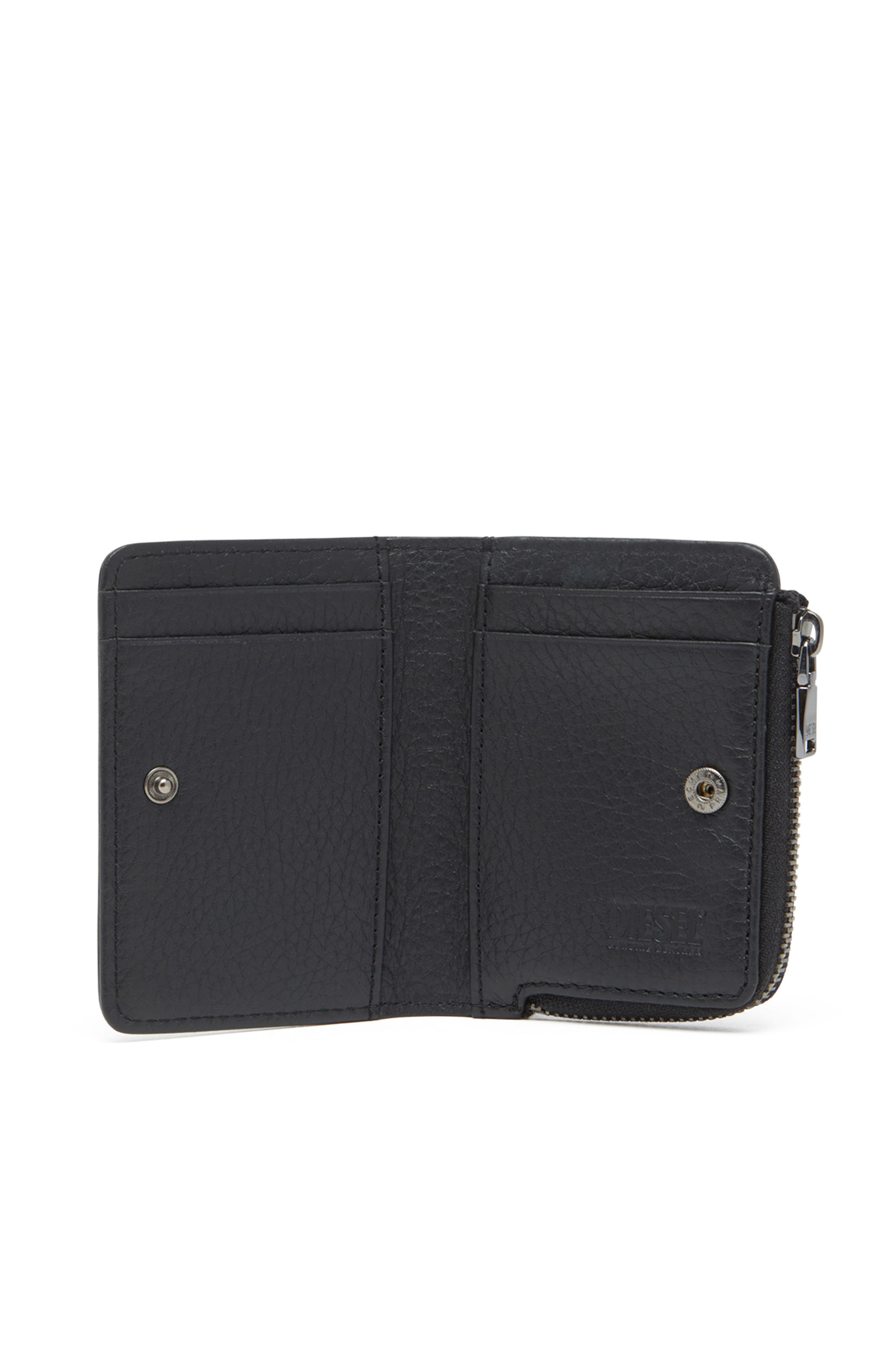 Diesel - HISSU EVO CARD HOLDER L, Porte-cartes en cuir Homme in Noir - 3