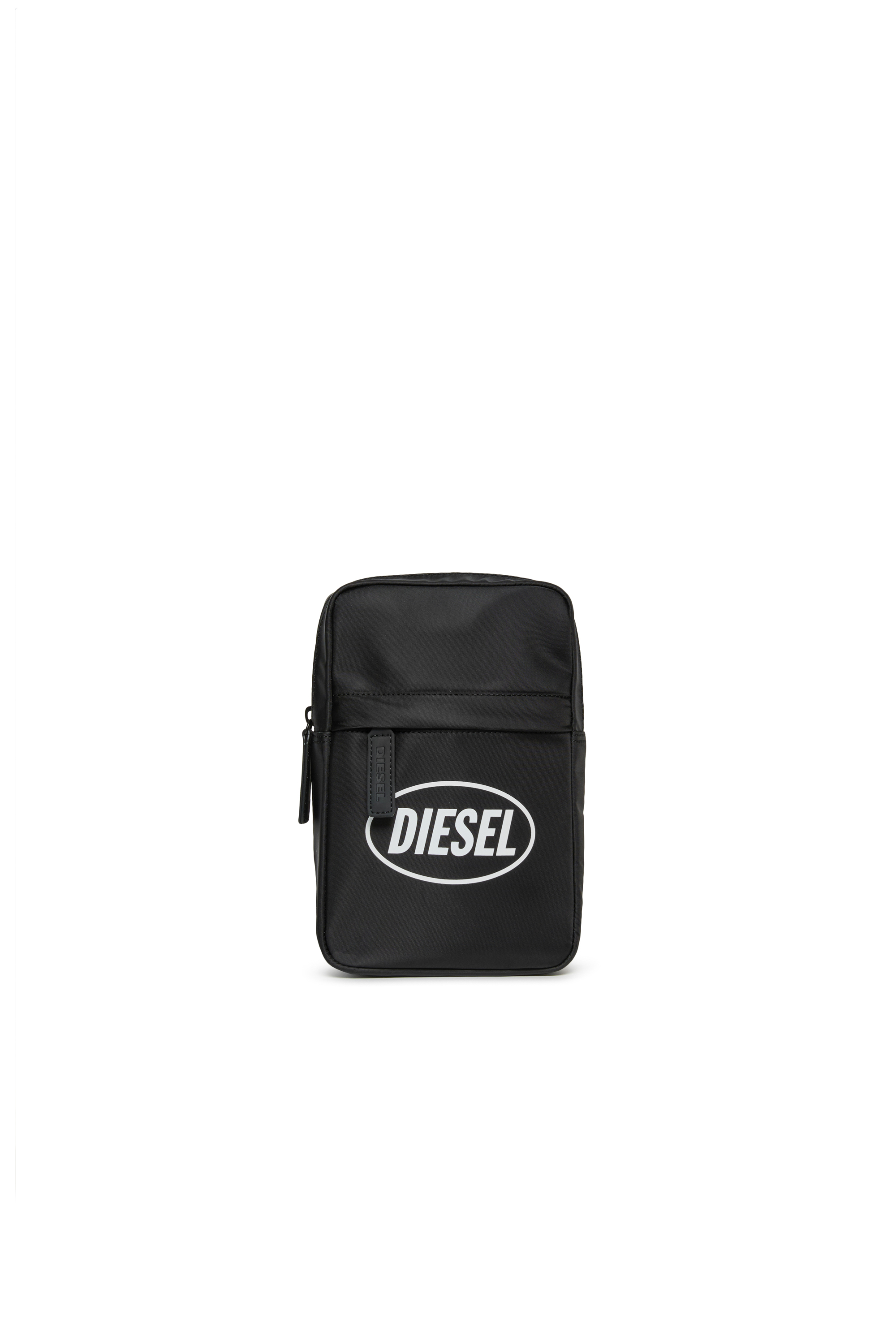 Diesel - WARREN, WARREN Sac en nylon avec impression du logo Homme in Noir - 1