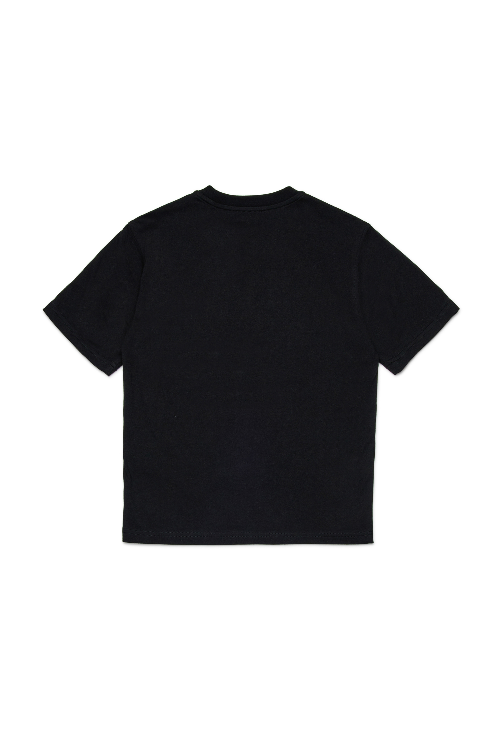 Diesel - TBOXTK3 OVER, T-shirt en coton avec imprimé graphique Homme in Noir - 2