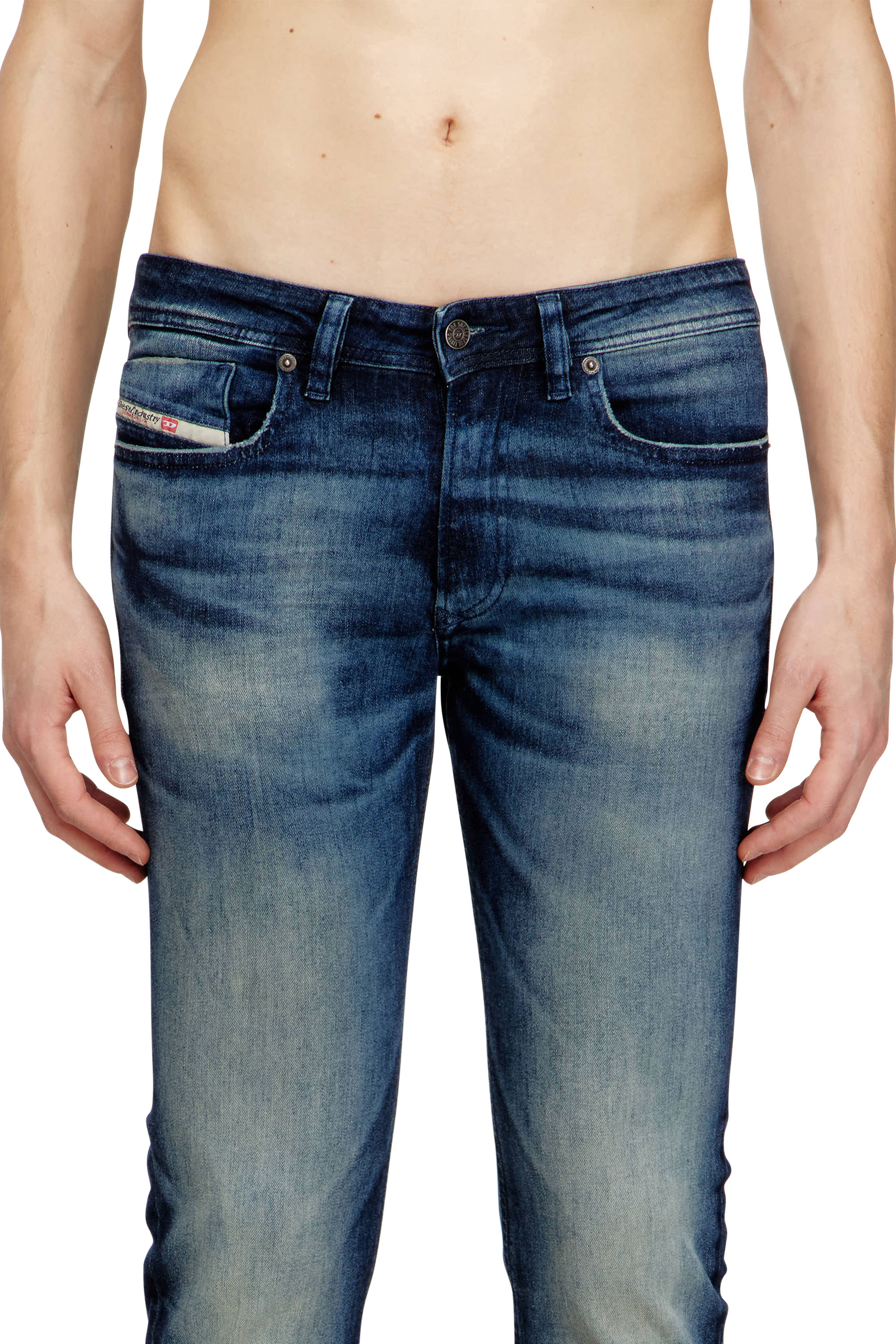 Diesel - Skinny Jeans 1979 Sleenker 0ADBM Homme, Bleu Fonc&eacute; - Image 4