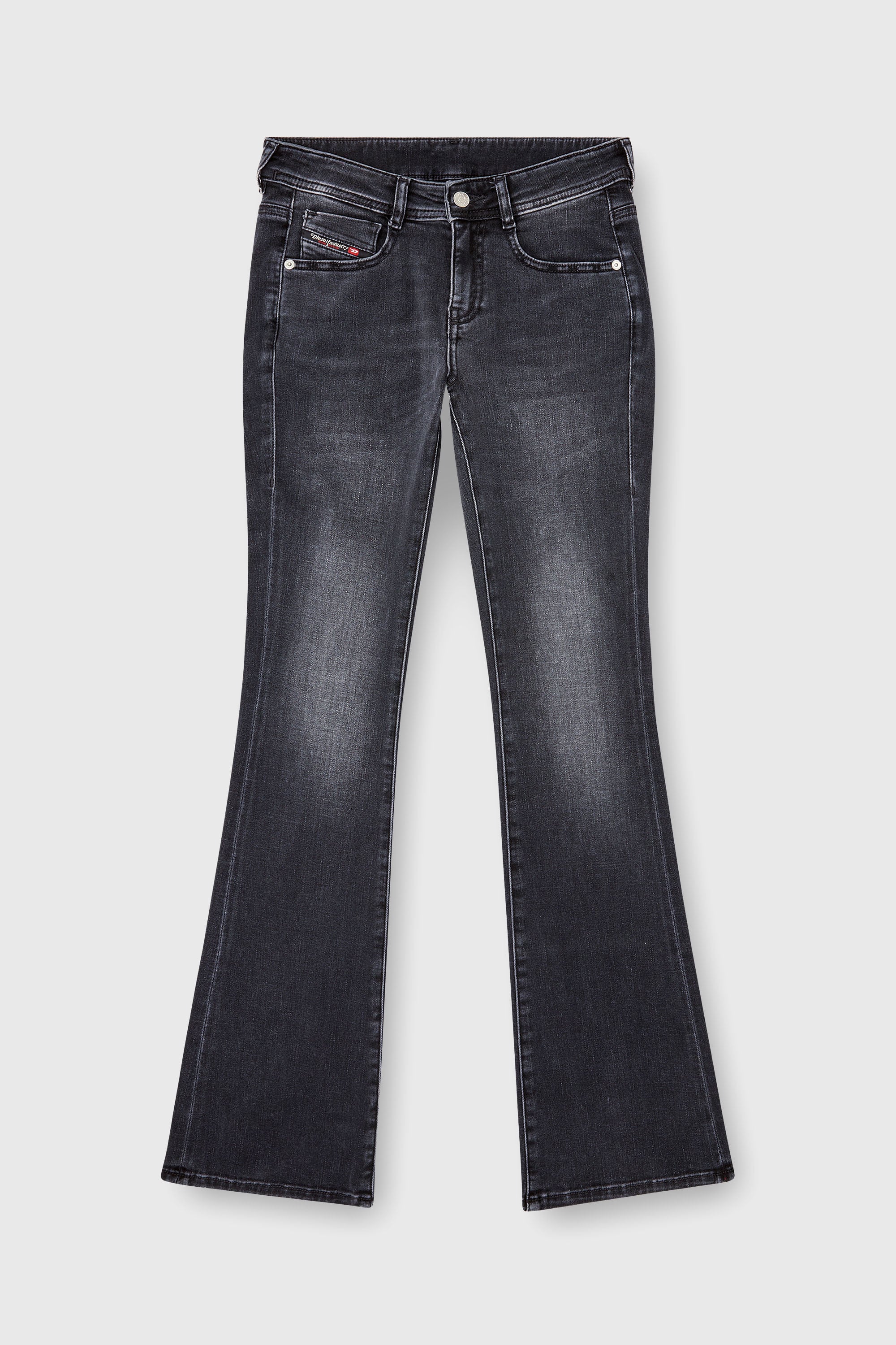 Diesel - Woman's Bootcut Jeans 1969 D-Ebbey 0DBDN, Black/Dark grey - 2