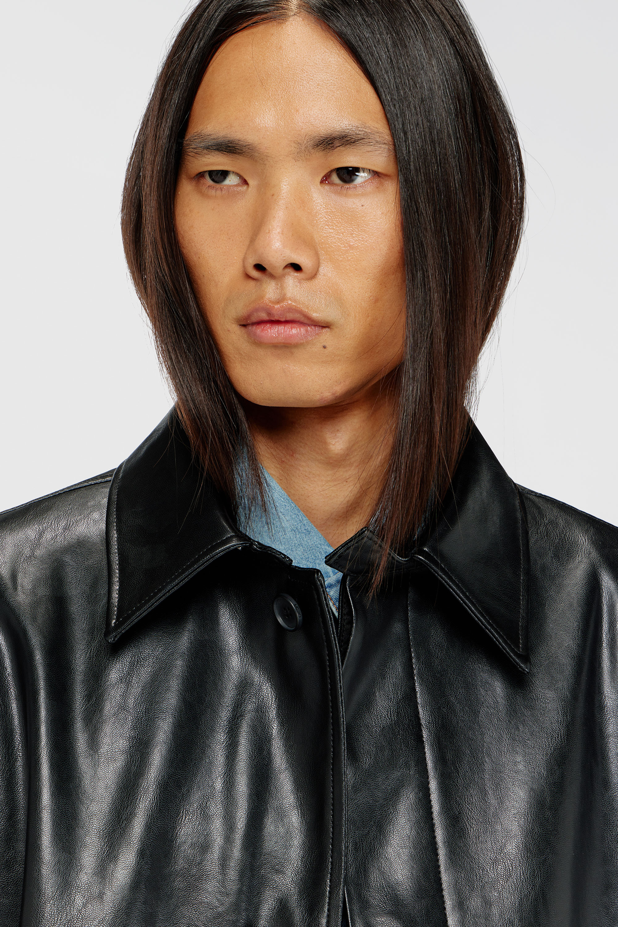 Diesel - L-HAUSTY-DGBX, Veste coach &eacute;pur&eacute;e Homme in Noir - 5
