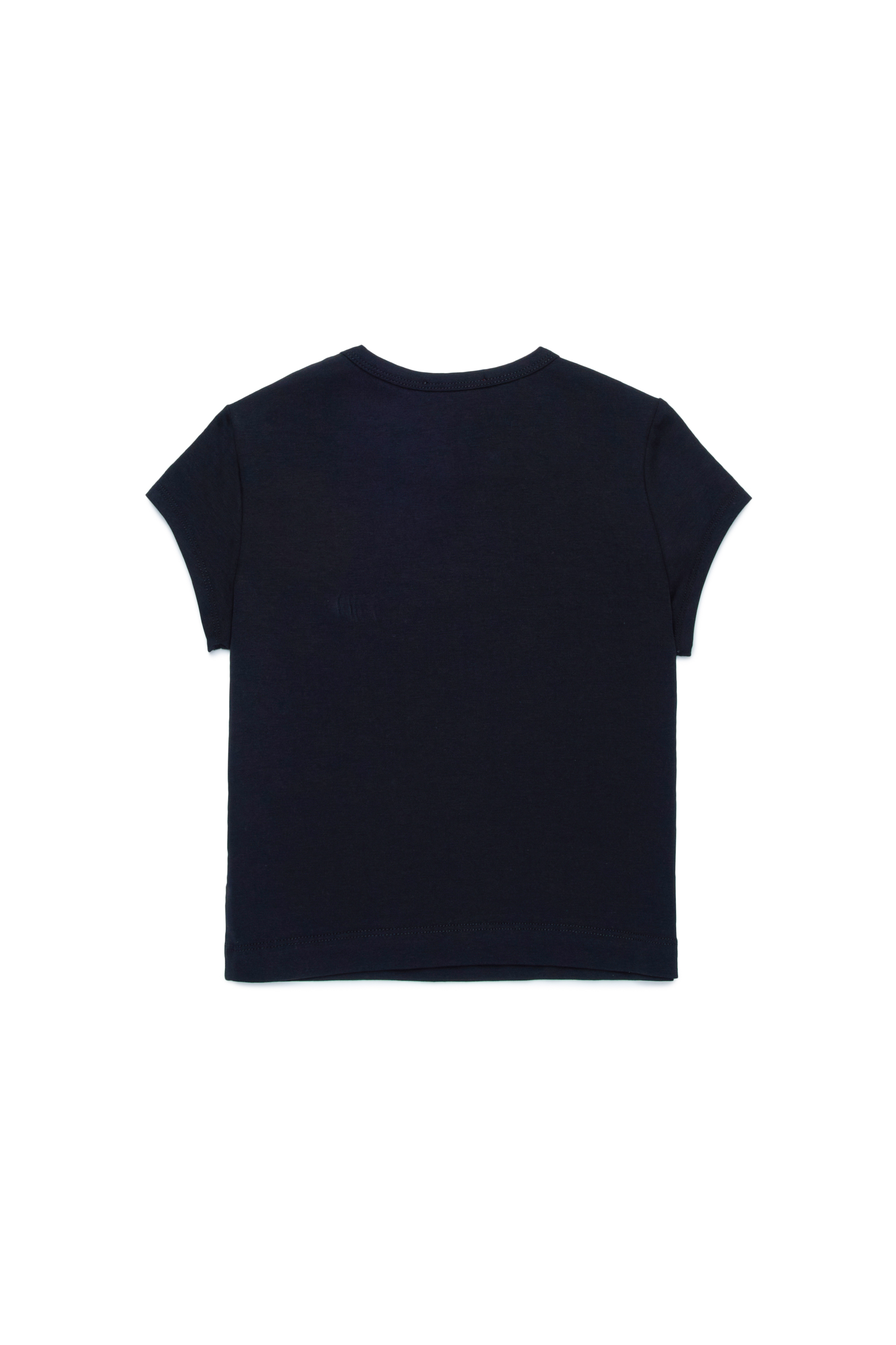 Diesel - TANGIE, Femme T-shirt avec logo Oval D cut-out in Noir - Image 2