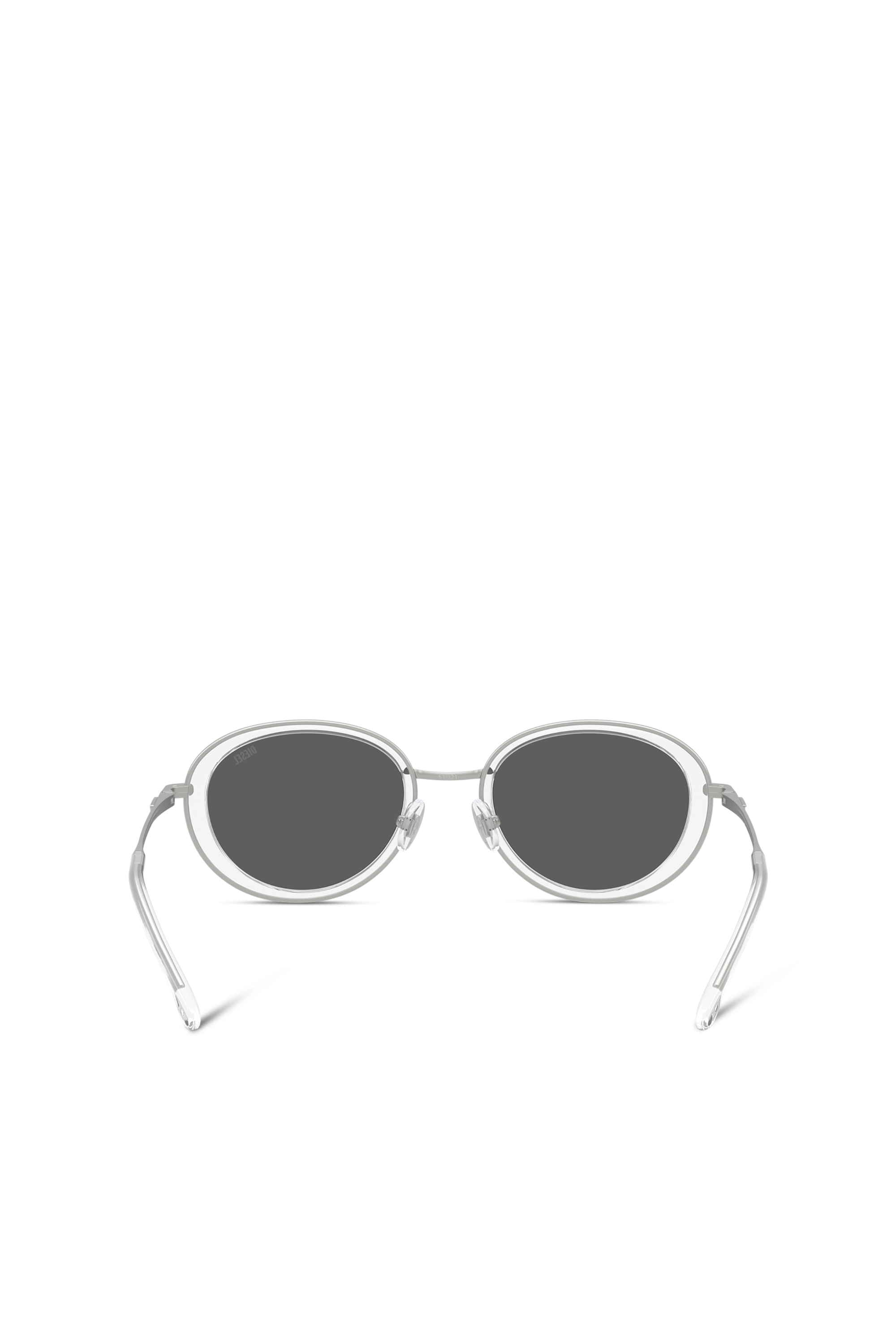 Diesel - 0DL1018, Unisex's Oval sunglasses in White - 3