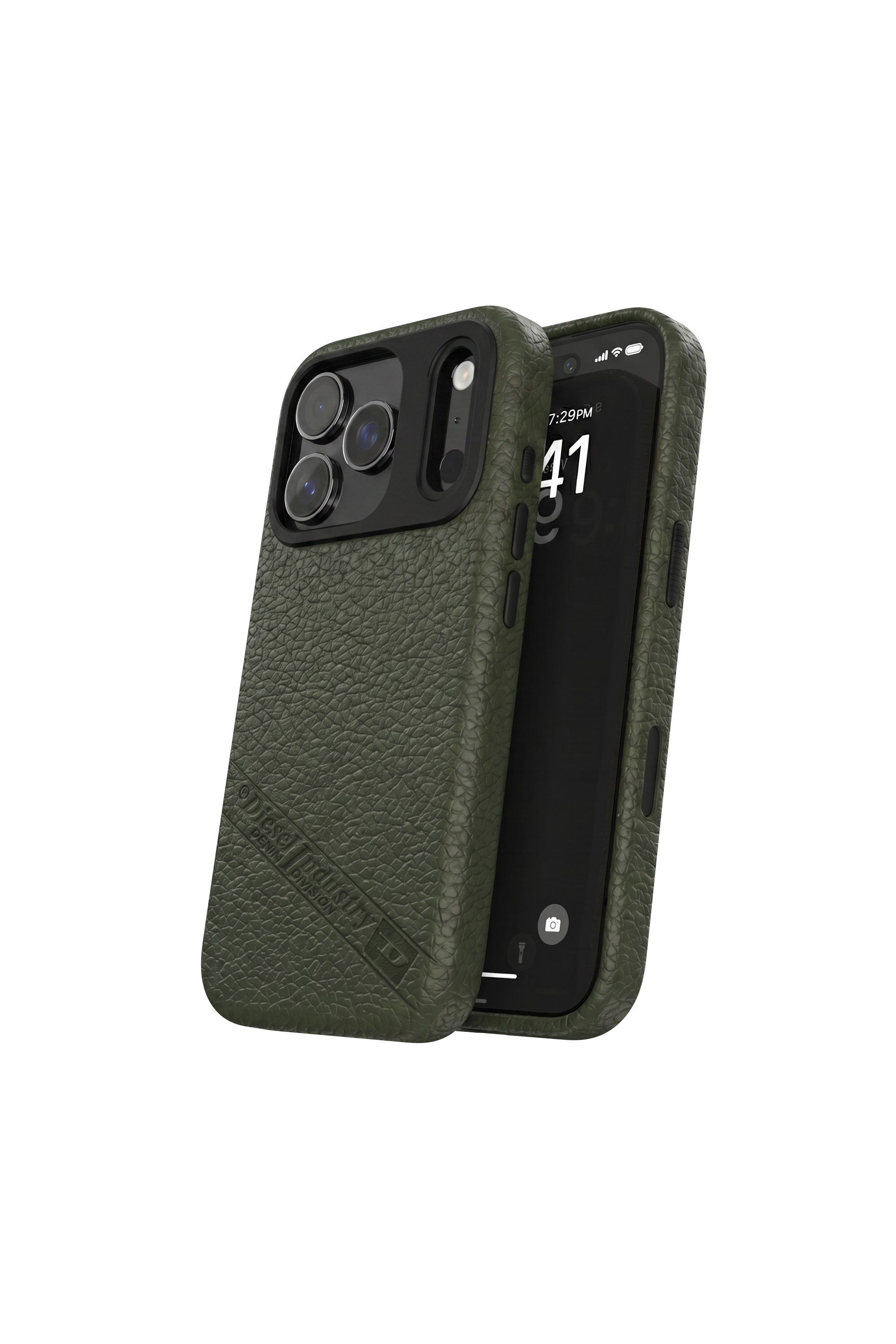 Diesel - 60647 MOULDED CASE, Coque Flag D avec MagSafe pour iPhone 17 Pro Mixte in Vert - 3