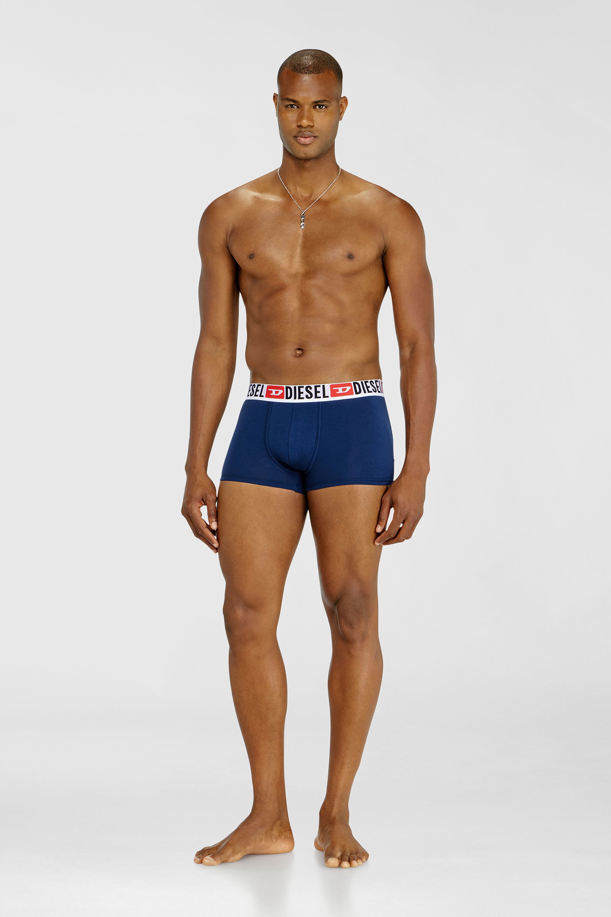 Diesel - UMBX-DAMIENTHREEPACK, Lot de trois boxers avec taille orn&eacute;e du logo sur toute la surface Homme in Polychrome - 2