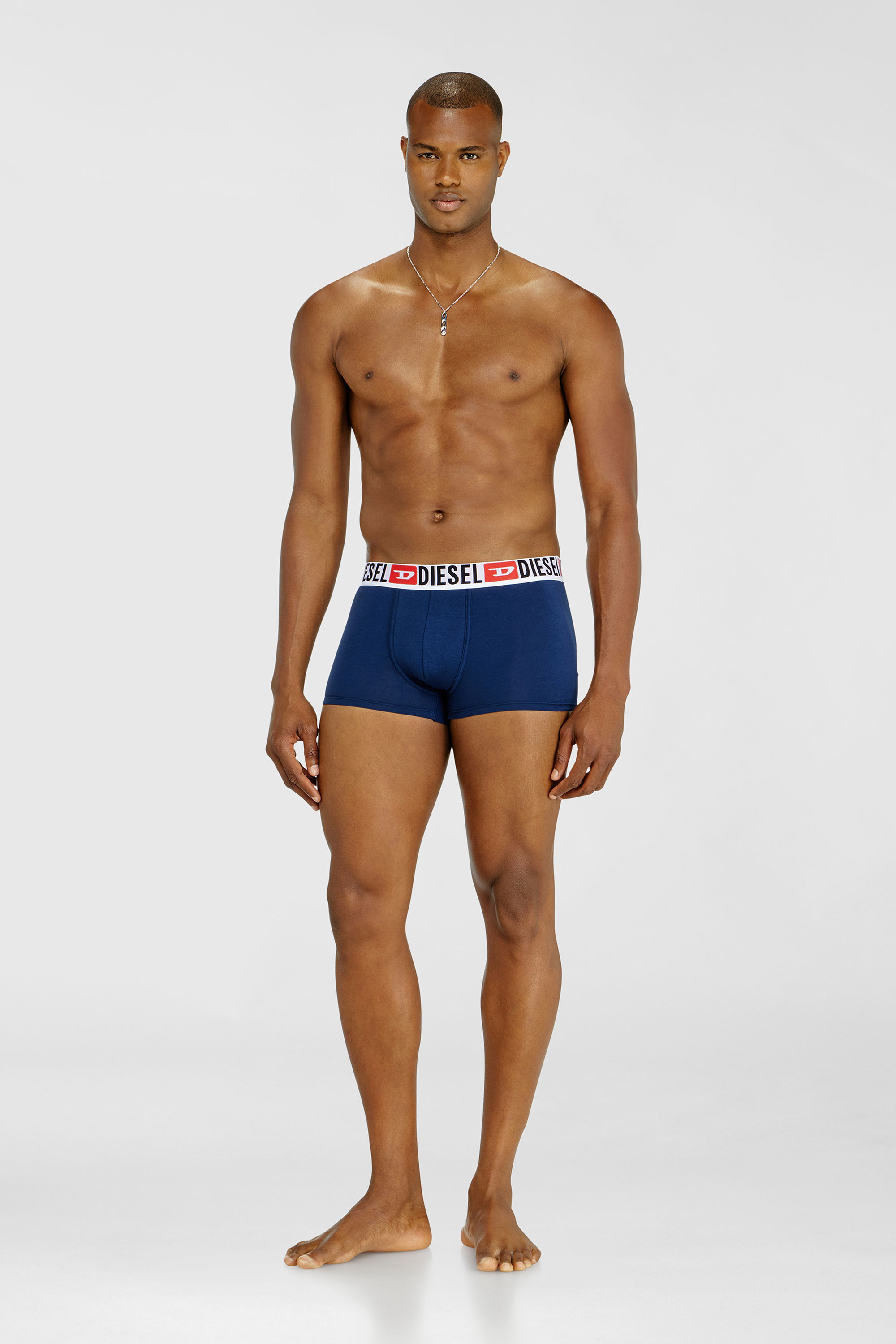Lot de trois boxers avec taille orn&eacute;e du logo sur toute la surface