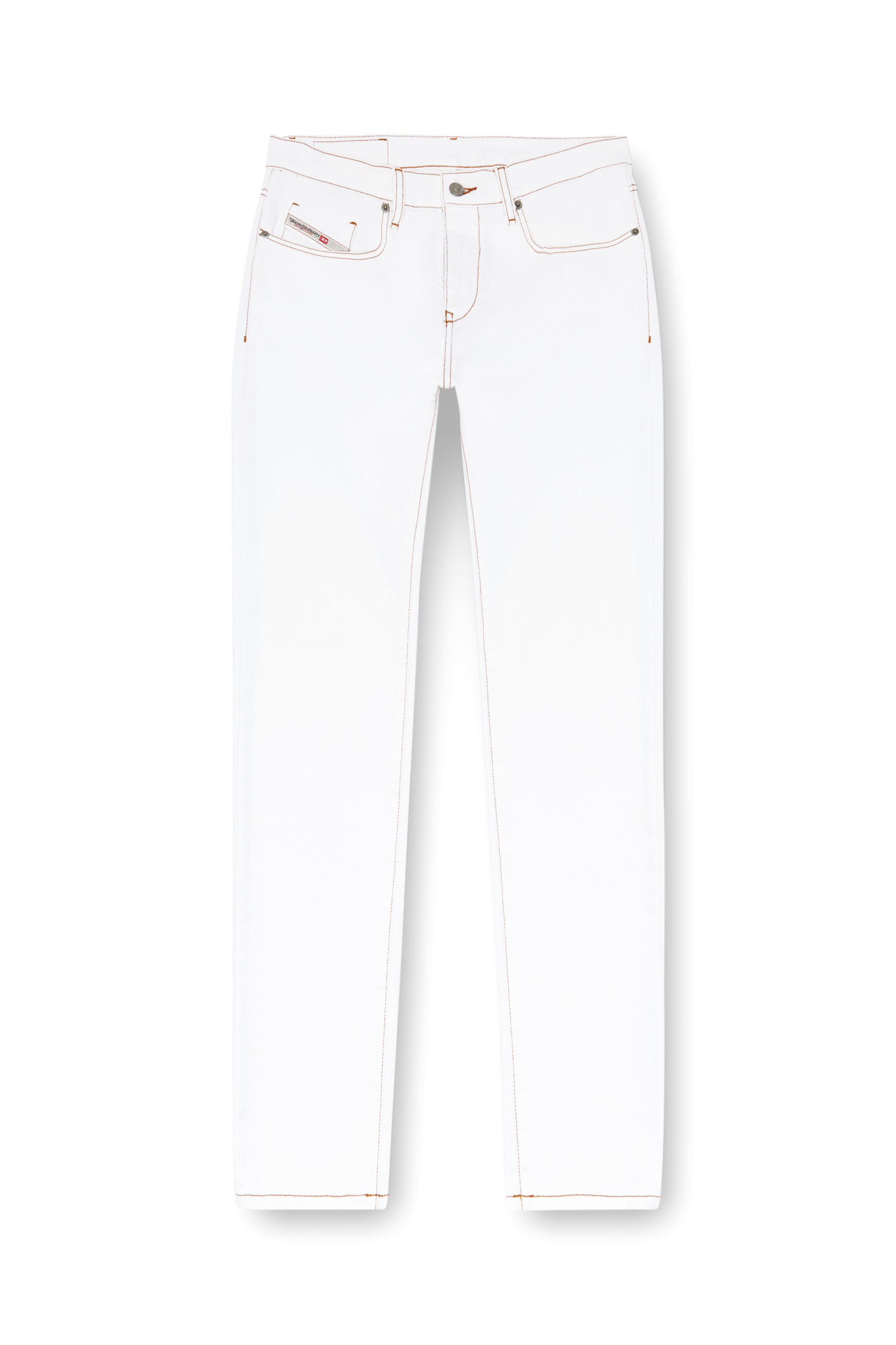 Diesel - Slim Jeans 2019 D-Strukt 09K05 Homme, Blanc - Image 2