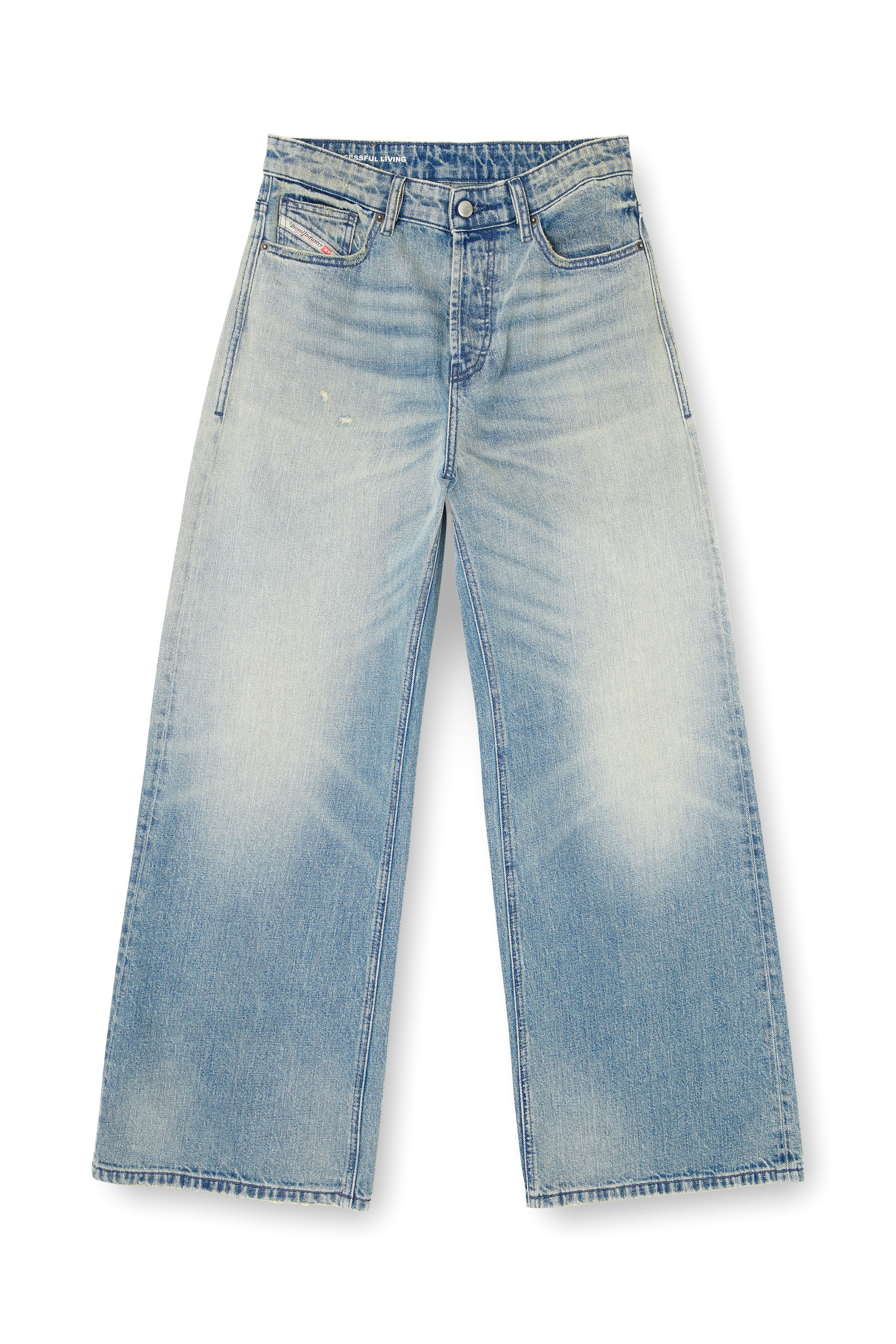 Diesel - Relaxed Jeans 1996 D-Sire 0DBEC Femme, Bleu Clair - Image 2