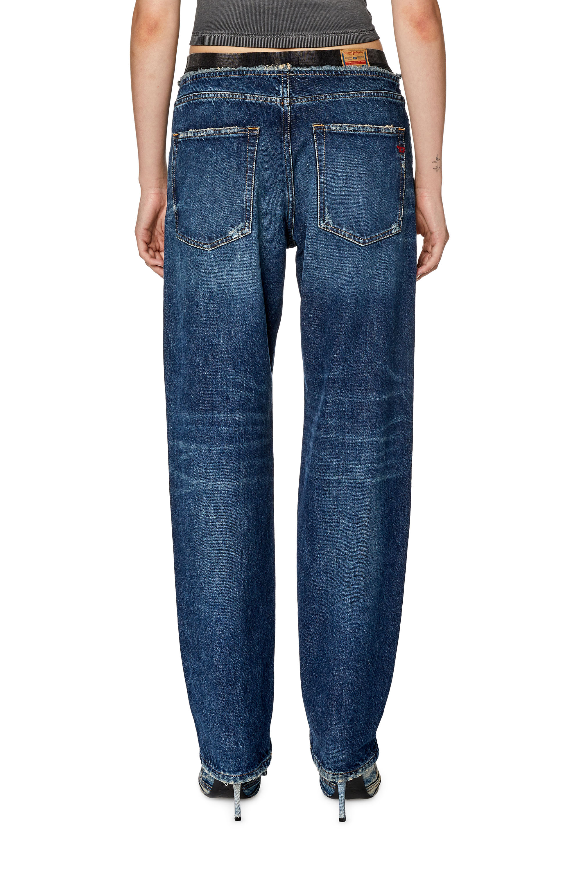 Diesel - Straight Jeans D-Ark 09G92, Dark Blue - Image 3