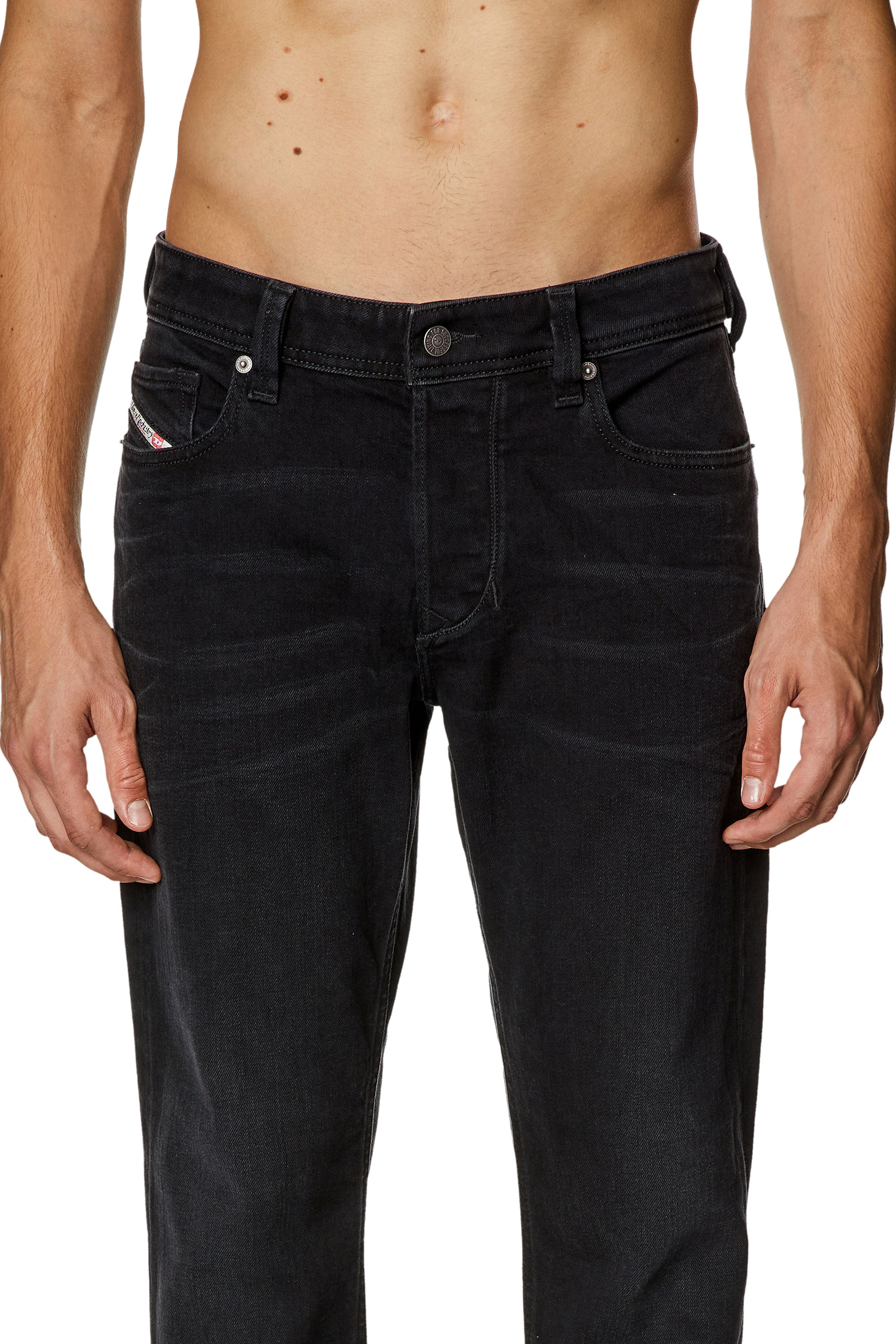 Diesel - Regular Jeans 1986 Larkee-Beex 09D48 Homme, Noir/Gris foncé - Image 5