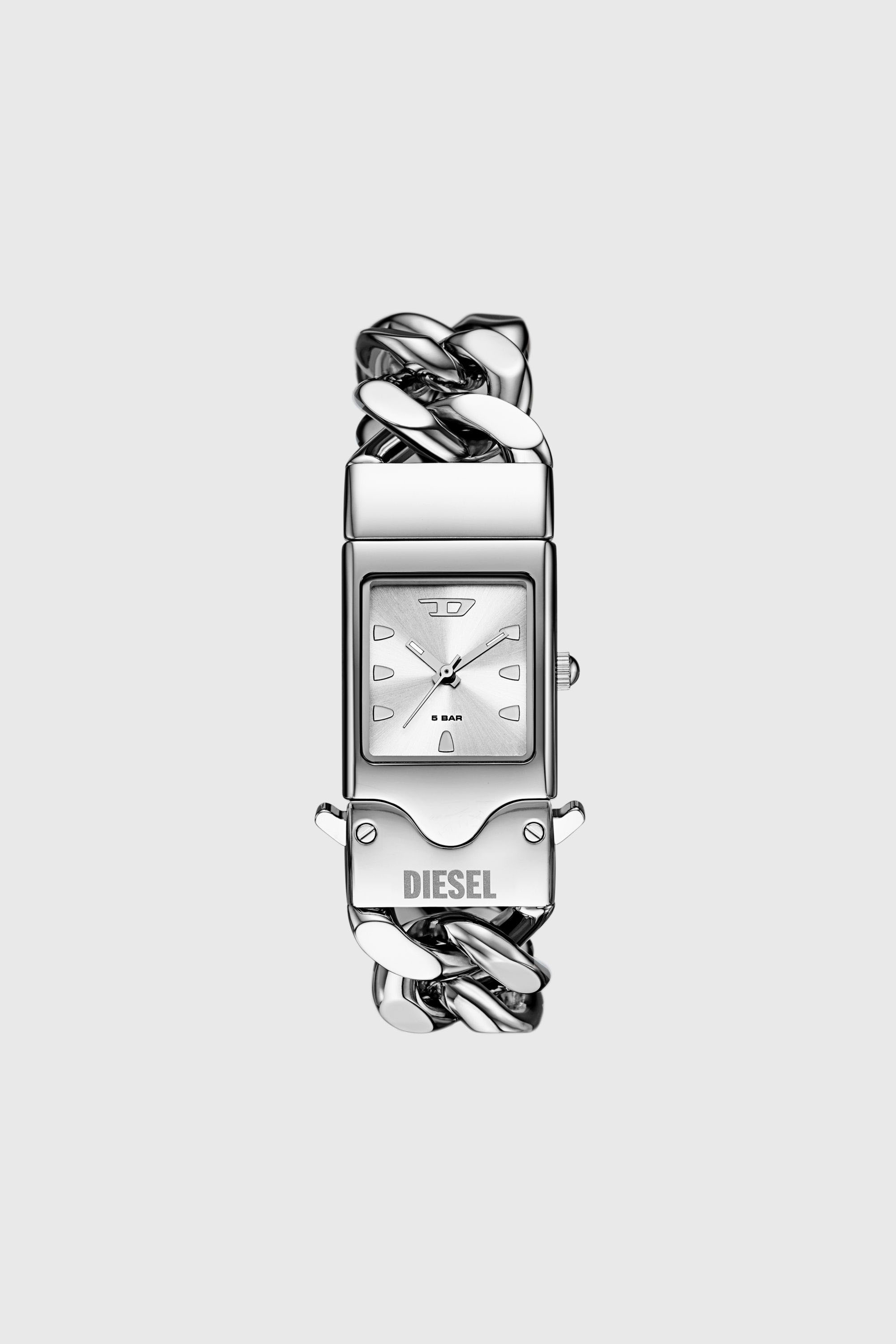 Diesel - DZ2225 WATCH, Montre Closer Acier Inoxydable Mixte in Gris argent&eacute; - 1