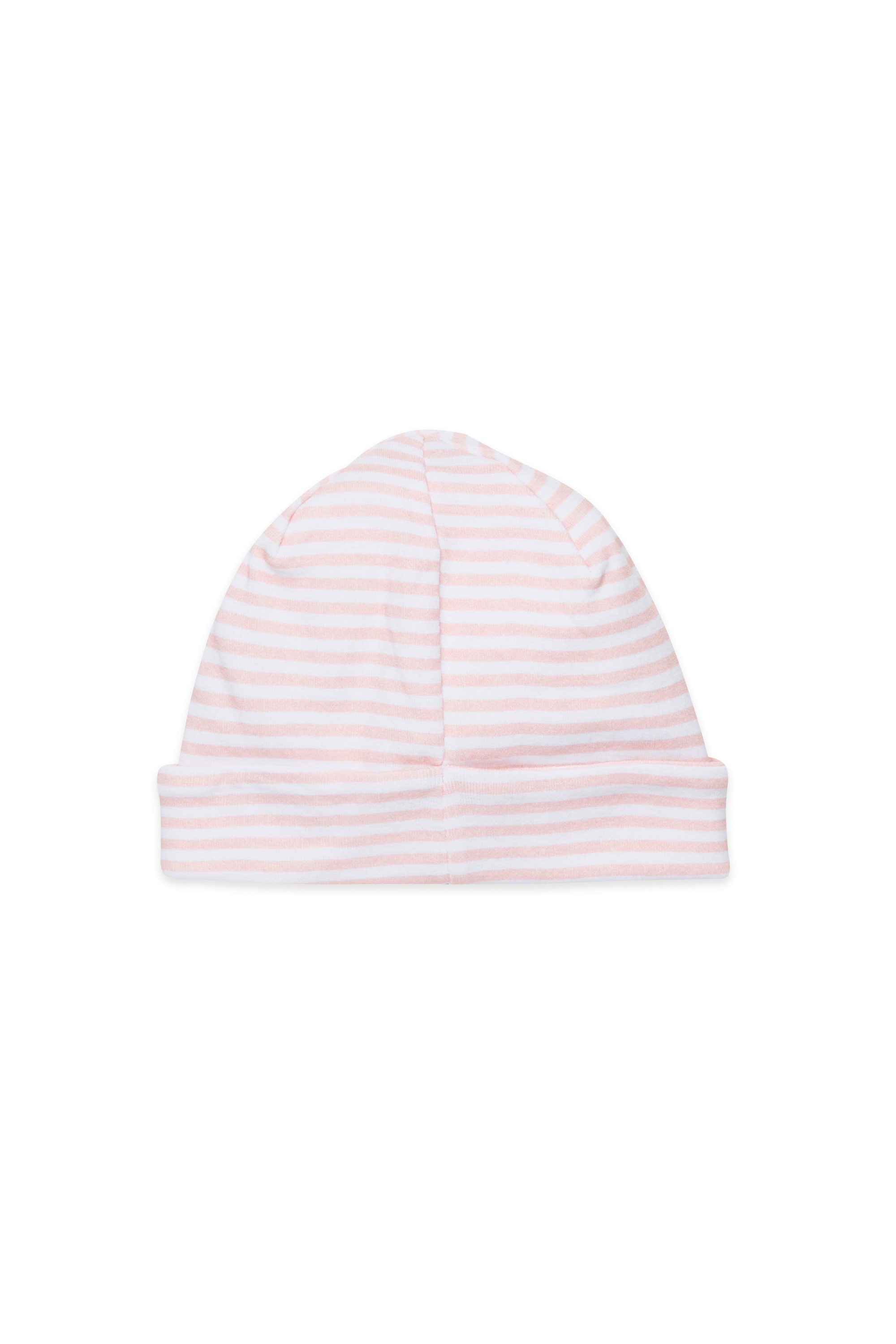 Diesel - FLILLY-NB, Bonnet en coton ray&eacute; Mixte in Rose - 2