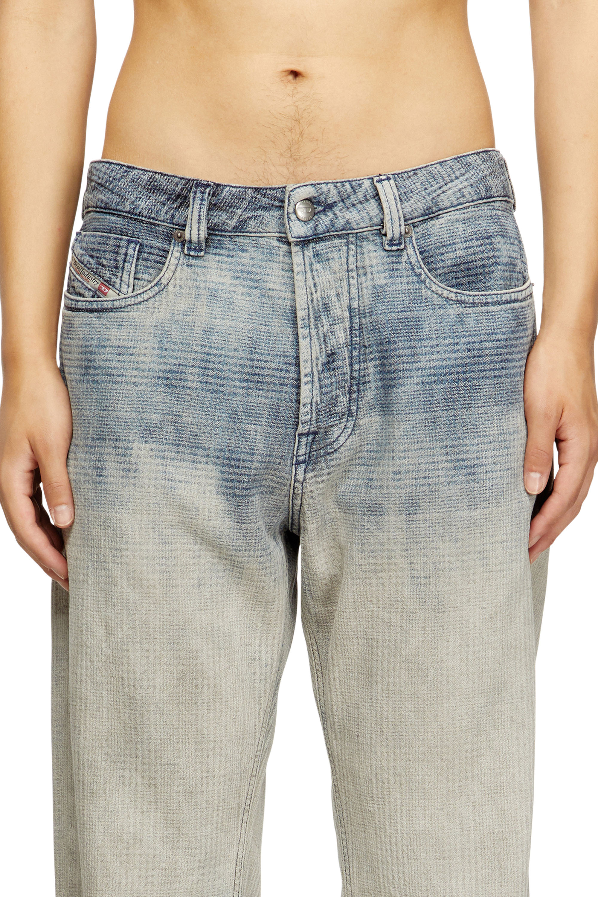 Diesel - Relaxed Jeans 1980 D-Eeper 09N93 Homme, Bleu moyen - Image 4