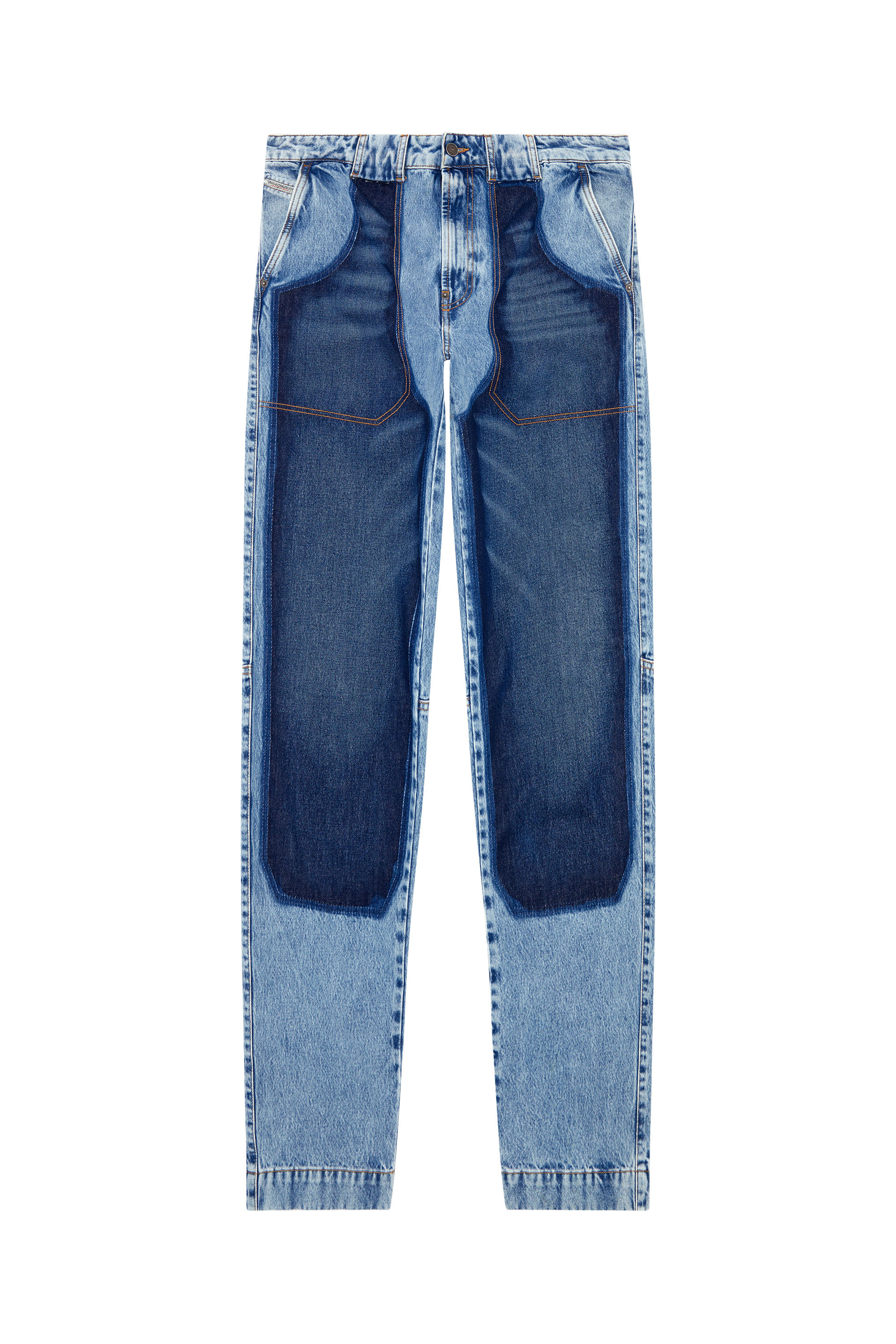 Diesel - Tapered Jeans D-P-5-D 0GHAW, Light Blue - Image 3