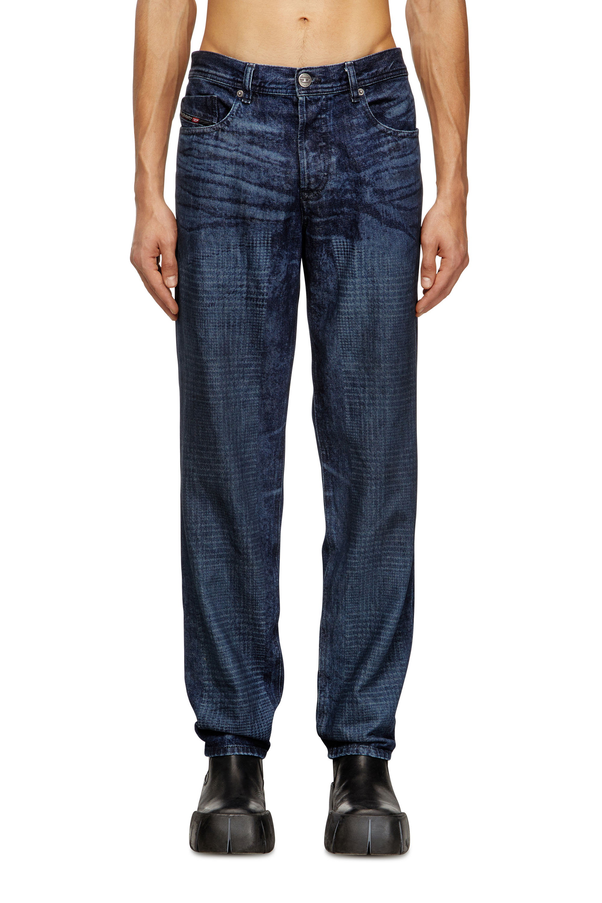 Diesel - Regular Jeans 2023 D-Finitive 007CV Homme, Bleu Foncé - Image 1
