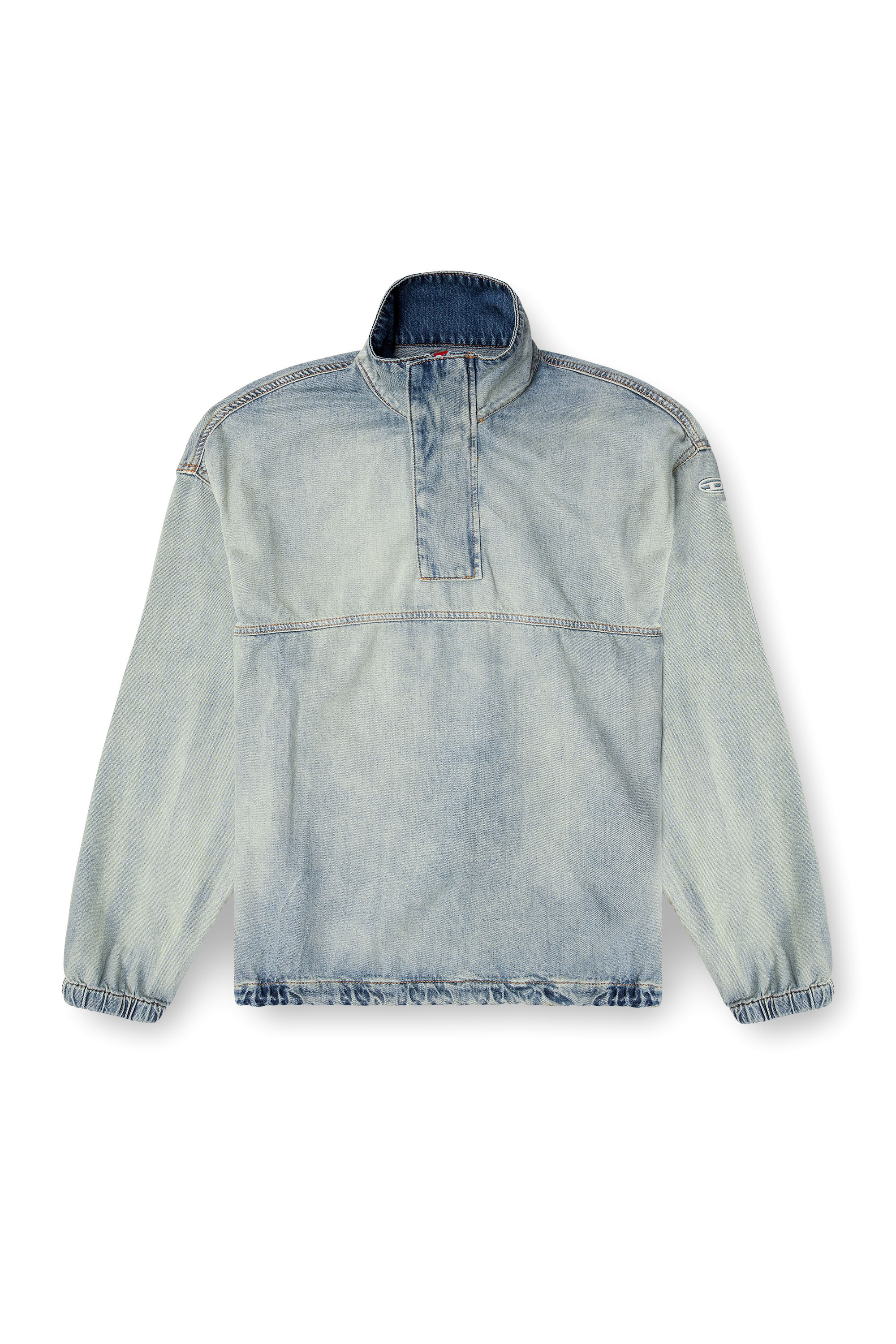 Diesel - D-FLOW-S1, Pull en denim bicolore clair Mixte in Bleu - 3