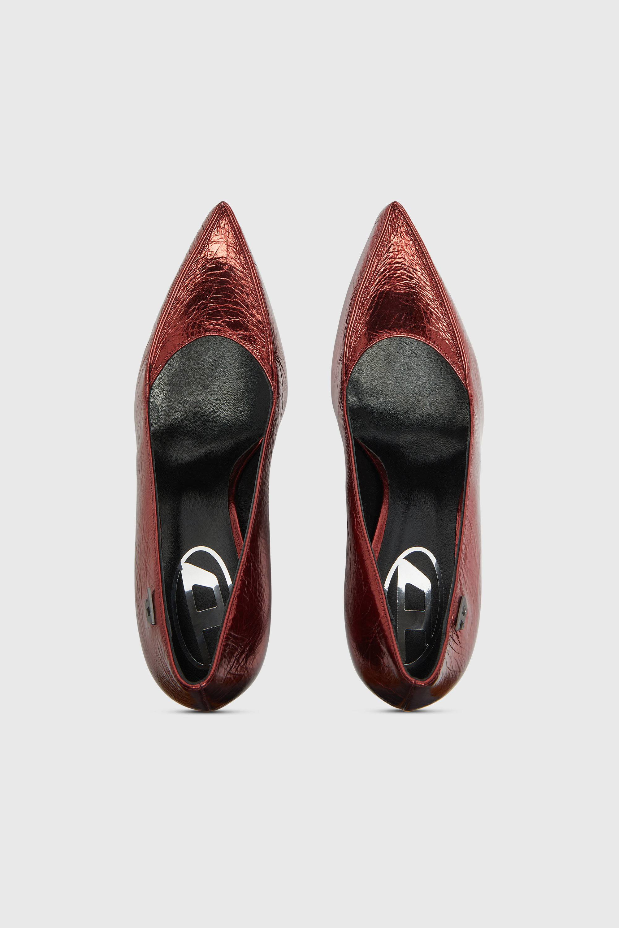 Diesel - D-LUCETTE-90-PUMP D, D-Lucette-Escarpins en cuir miroir Femme in ToBeDefined - 4