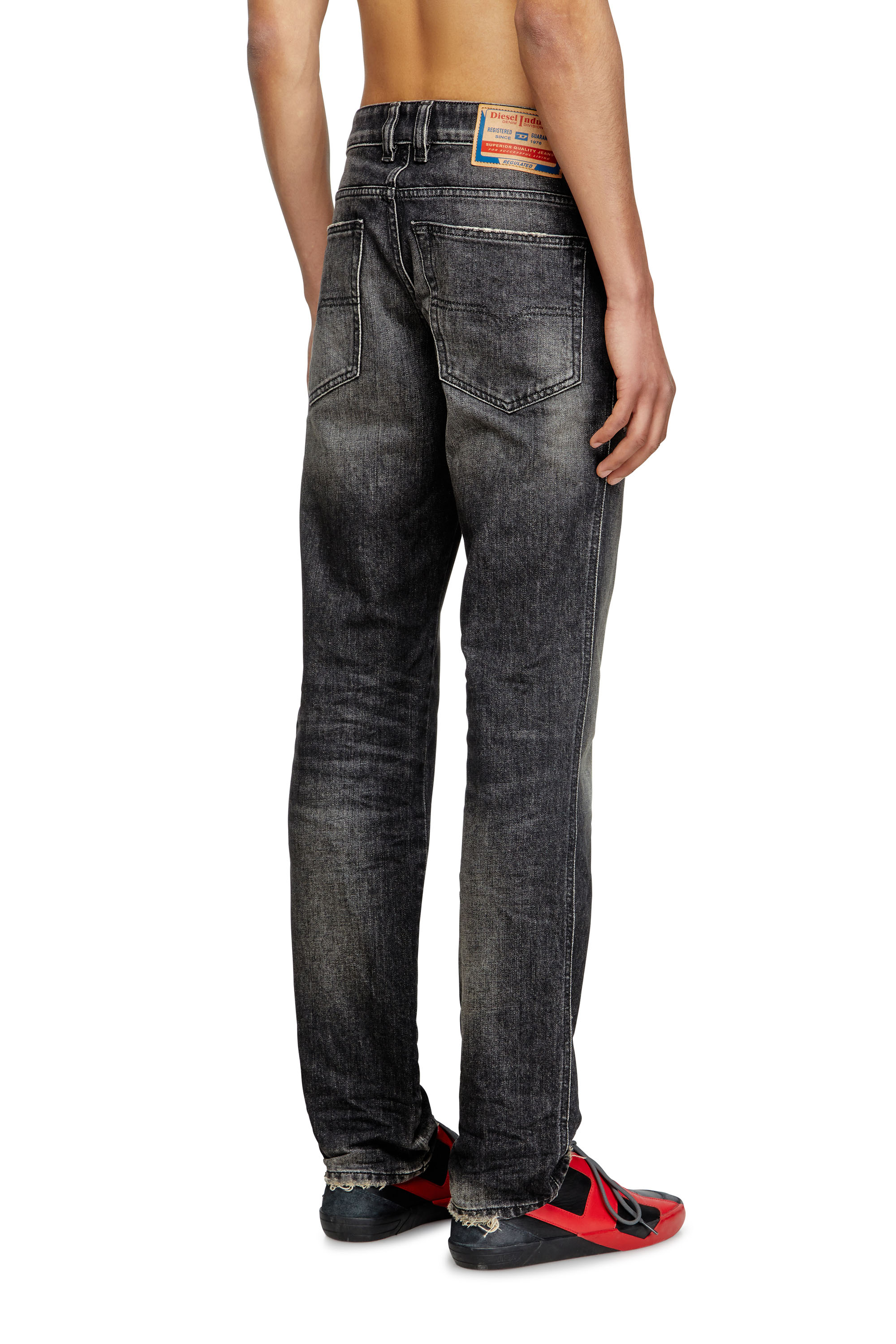 Diesel - Slim Jeans 1993 D-Vyl 09M54 Homme, Noir/Gris foncé - Image 4