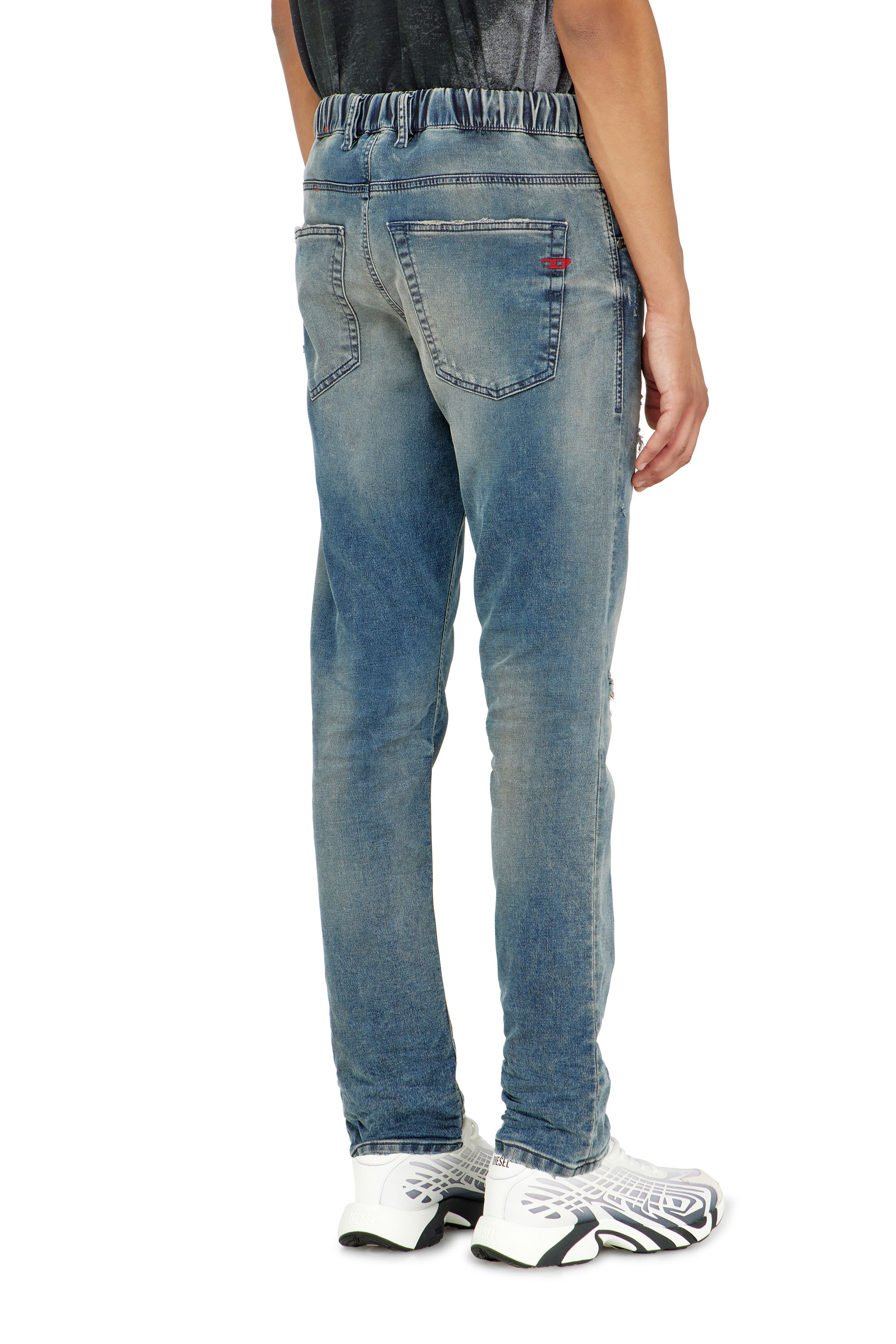 Diesel - Man's Regular 2032 D-Krooley-BW Joggjeans&reg; 068WY, Medium blue - 3