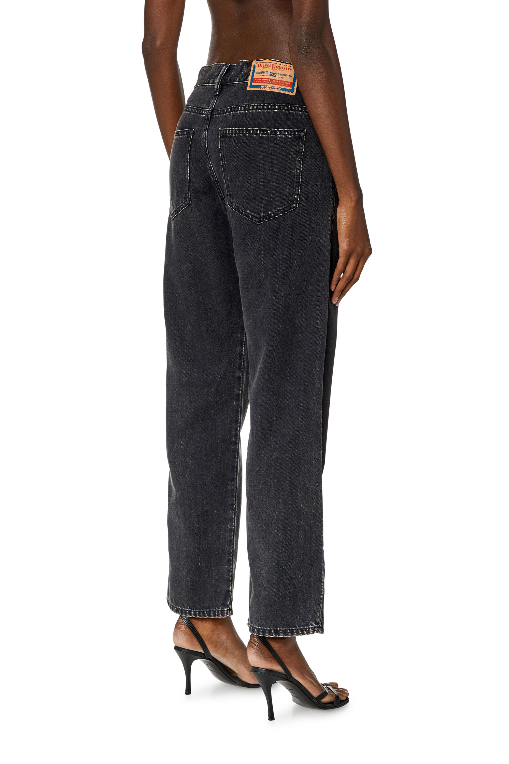 Diesel - Regular Jeans 2016 D-Air 068HN Femme, Noir/Gris fonc&eacute; - Image 4