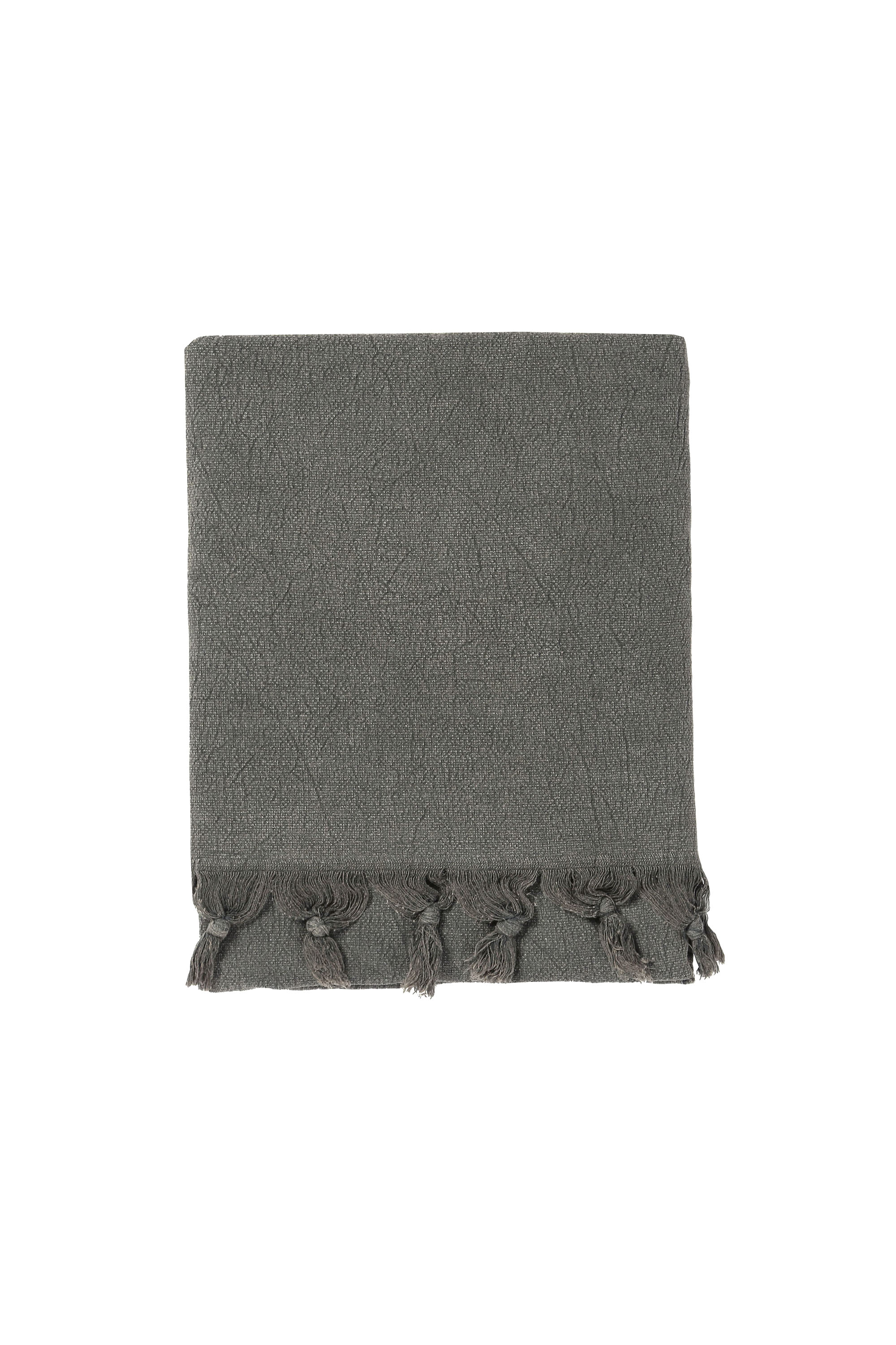 Diesel - 72357 SOFT DENIM, Unisex's Grey gym towel with fringes 95x150 cm in Grey - 1