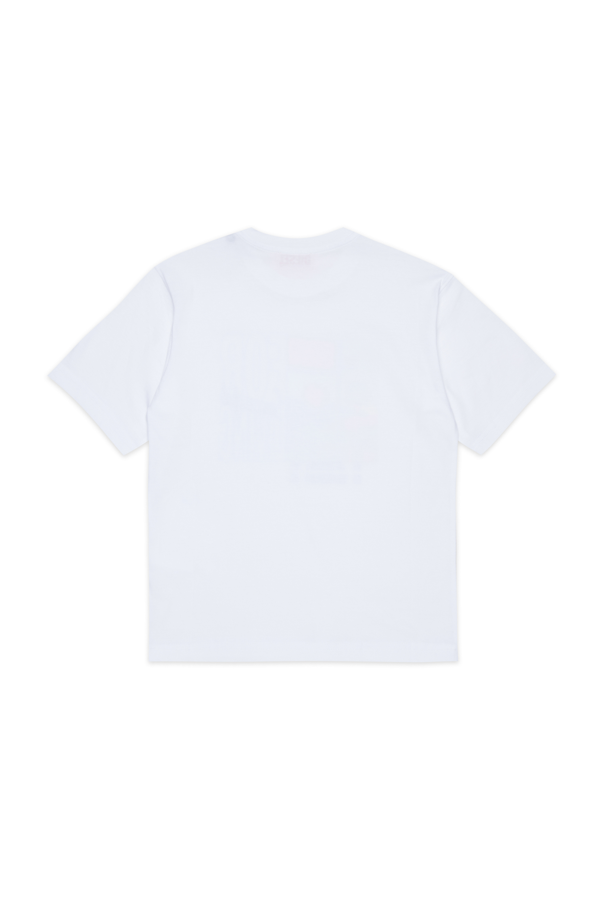 Diesel - TFOR OVER, T-shirt en coton avec photo print Homme in Blanc - 2