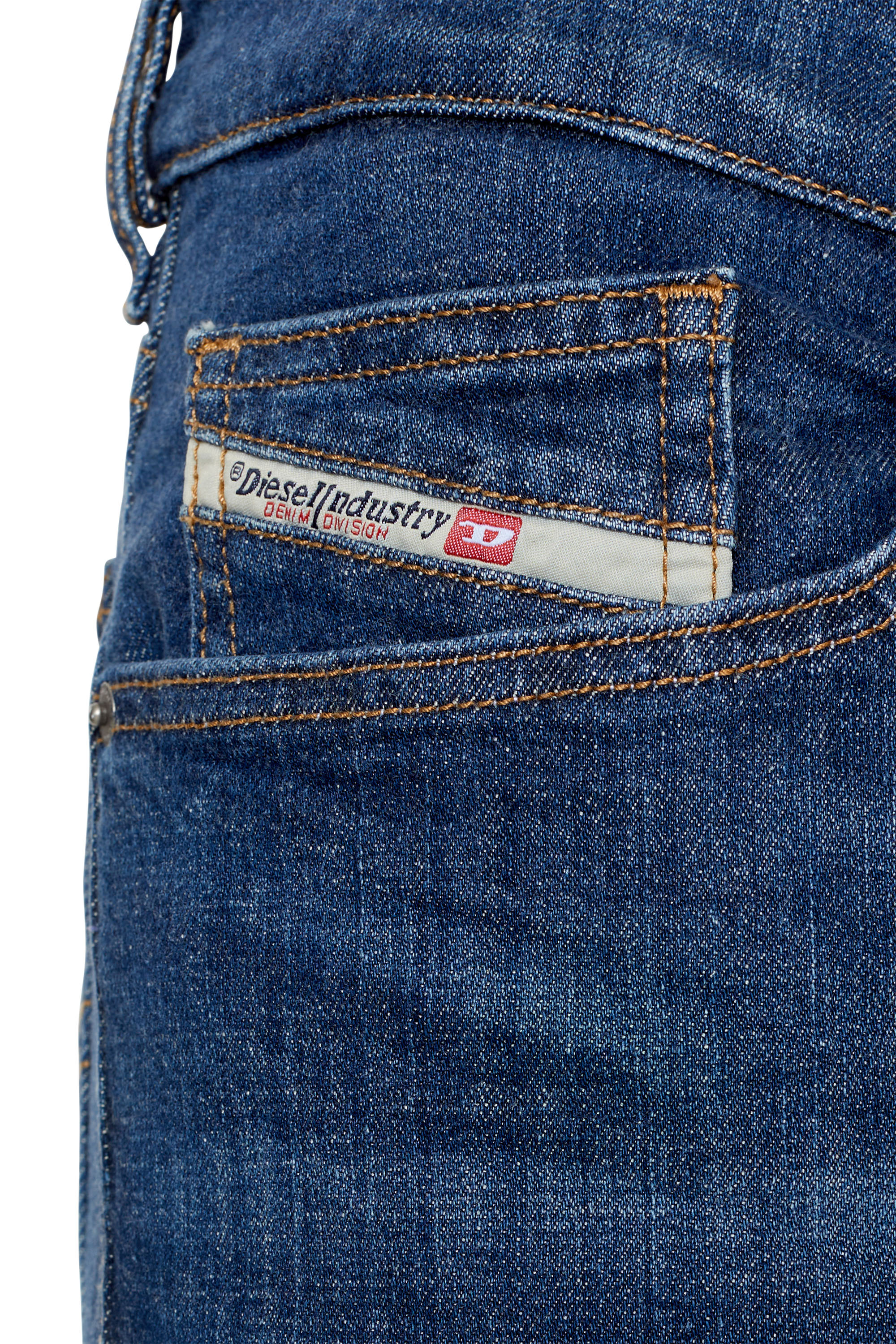 Diesel - D-Mihtry 0IHAR Straight Jeans, Dark Blue - Image 3