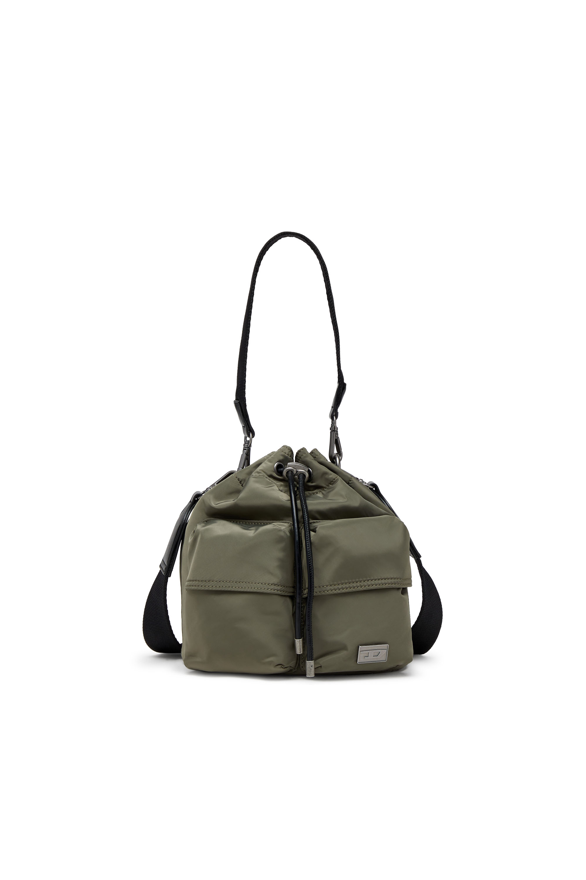 Diesel - MULTI-PKTS BUCKET X, Multi-Pkts-Sac seau multipoche en étoffe utilitaire Mixte in Vert - 1