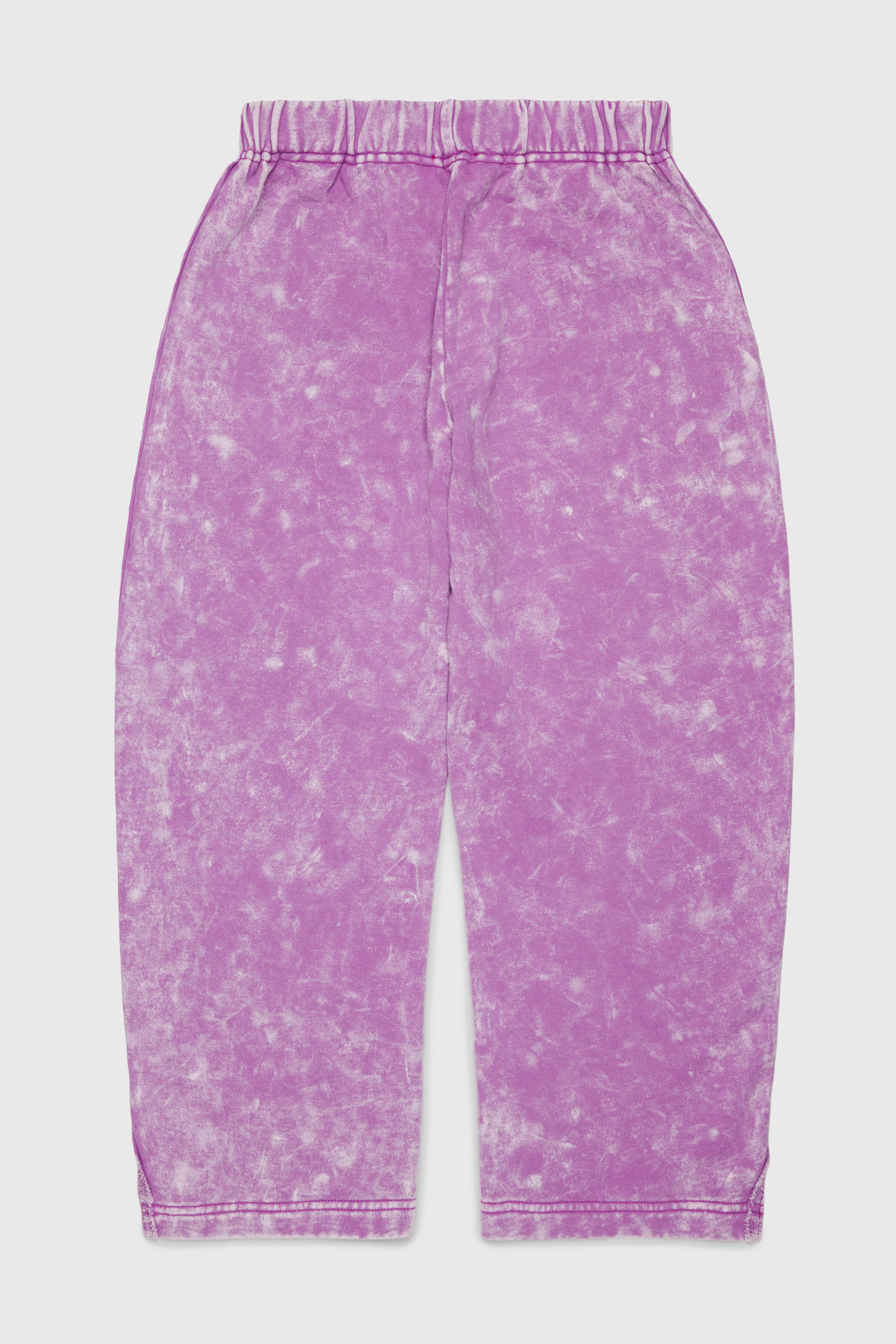 Diesel - PLOXY, Pantalon de surv&ecirc;tement en coton &agrave; effet marbr&eacute; Femme in Violet - 2
