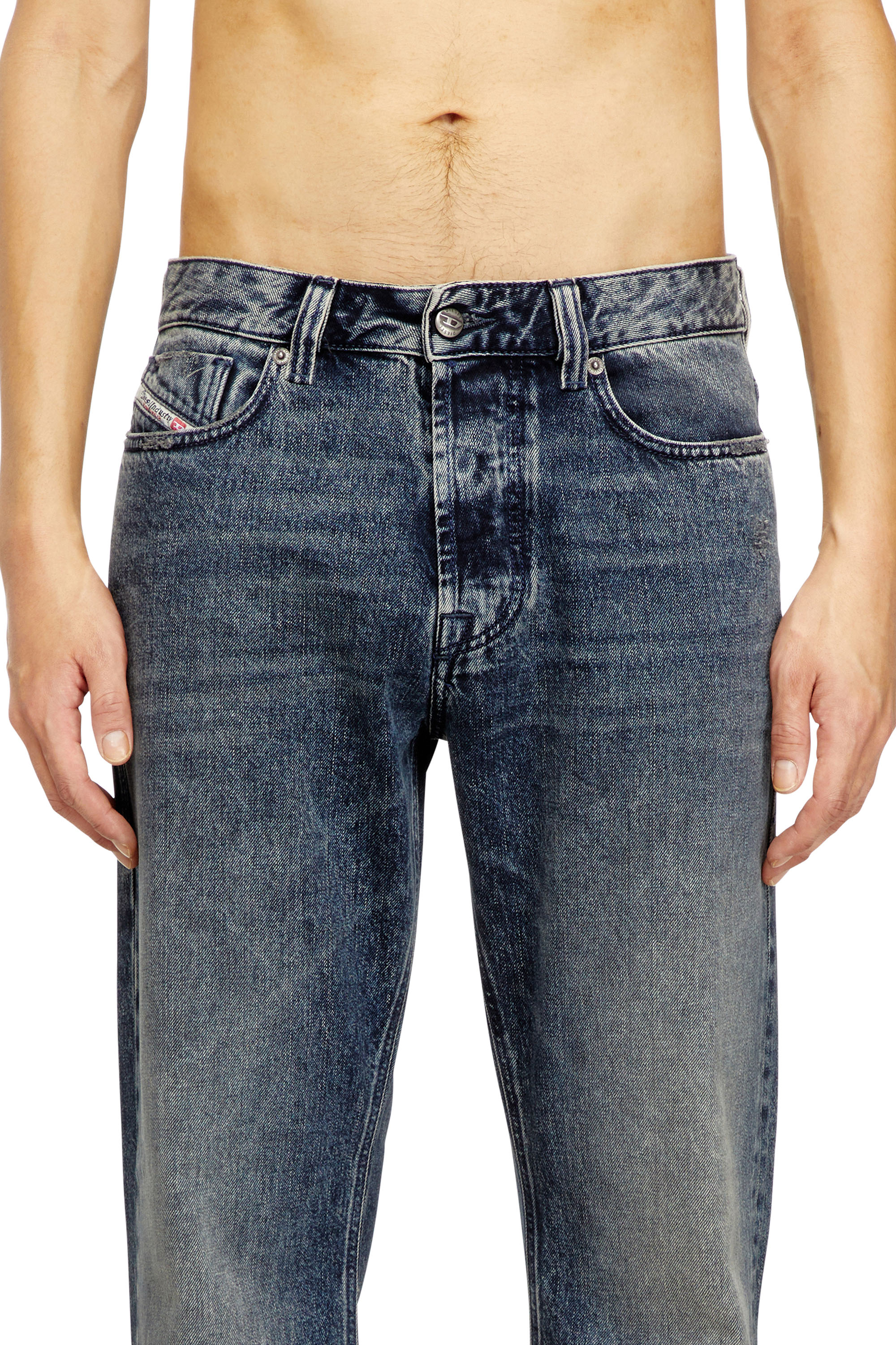 Diesel - Relaxed Jeans 1980 D-Eeper 09N68 Homme, Bleu Fonc&eacute; - Image 4